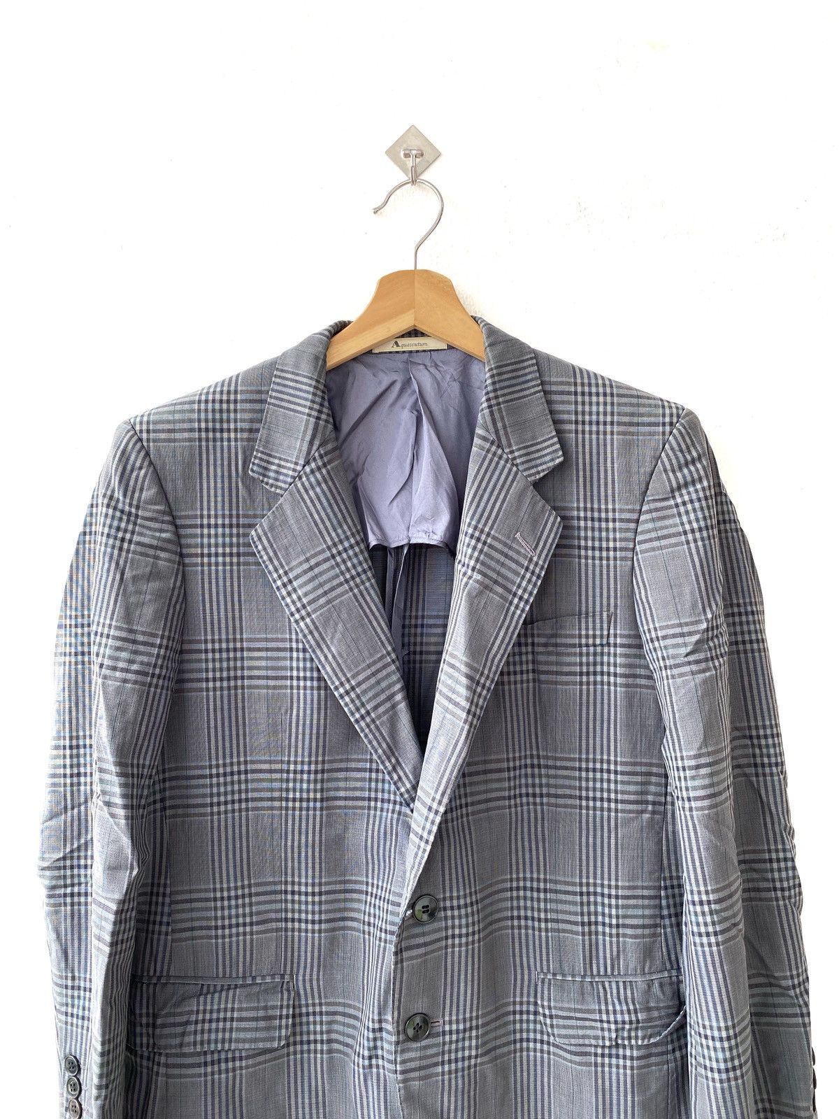Aquascutum × Designer Vintage Aquasqutum Gingham Blazer/Coats Size US M / EU 48-50 / 2 - 3 Thumbnail
