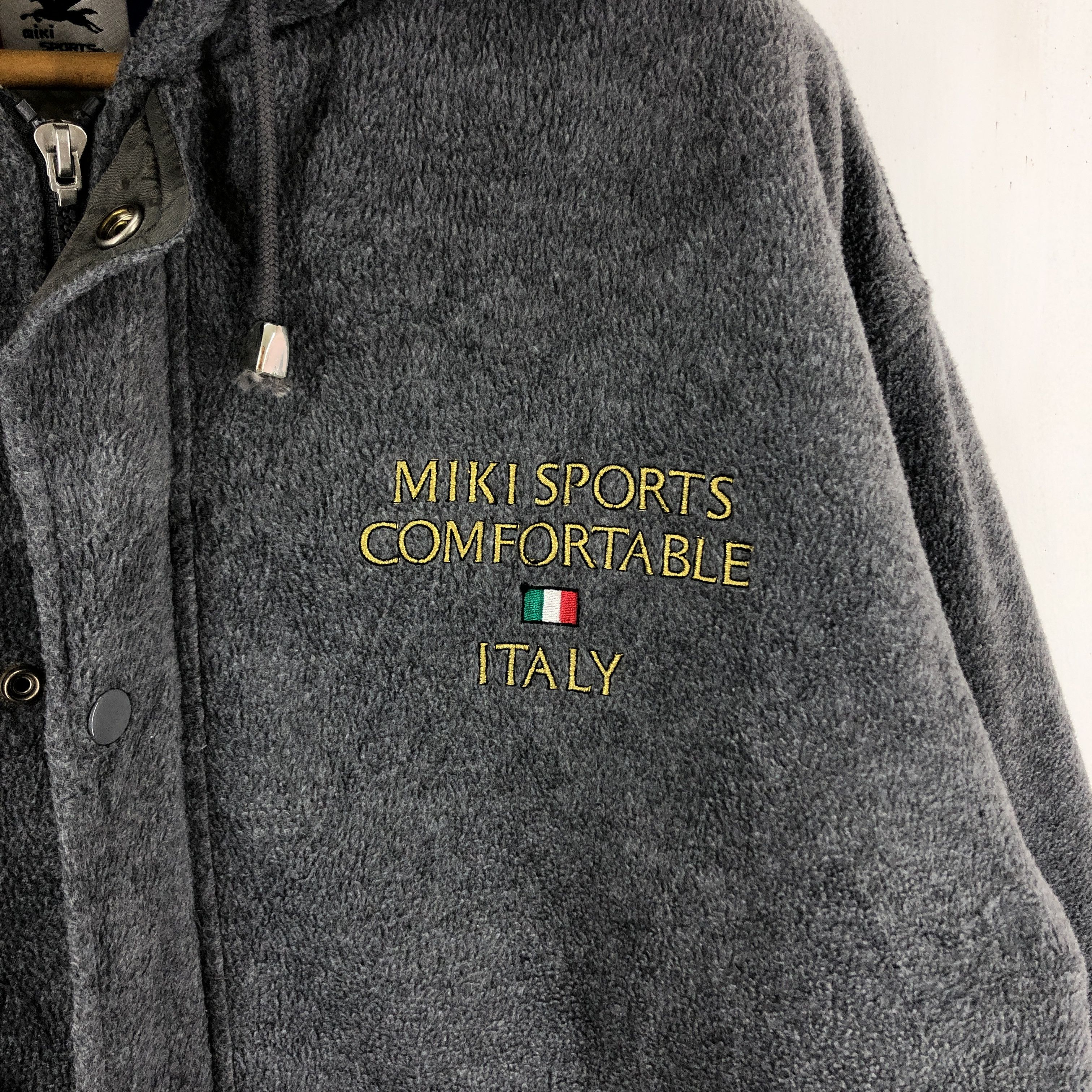 Japanese Brand MIKI SPORTS Warm Hoodie Jacket #1725-65 Size US L / EU 52-54 / 3 - 4 Thumbnail