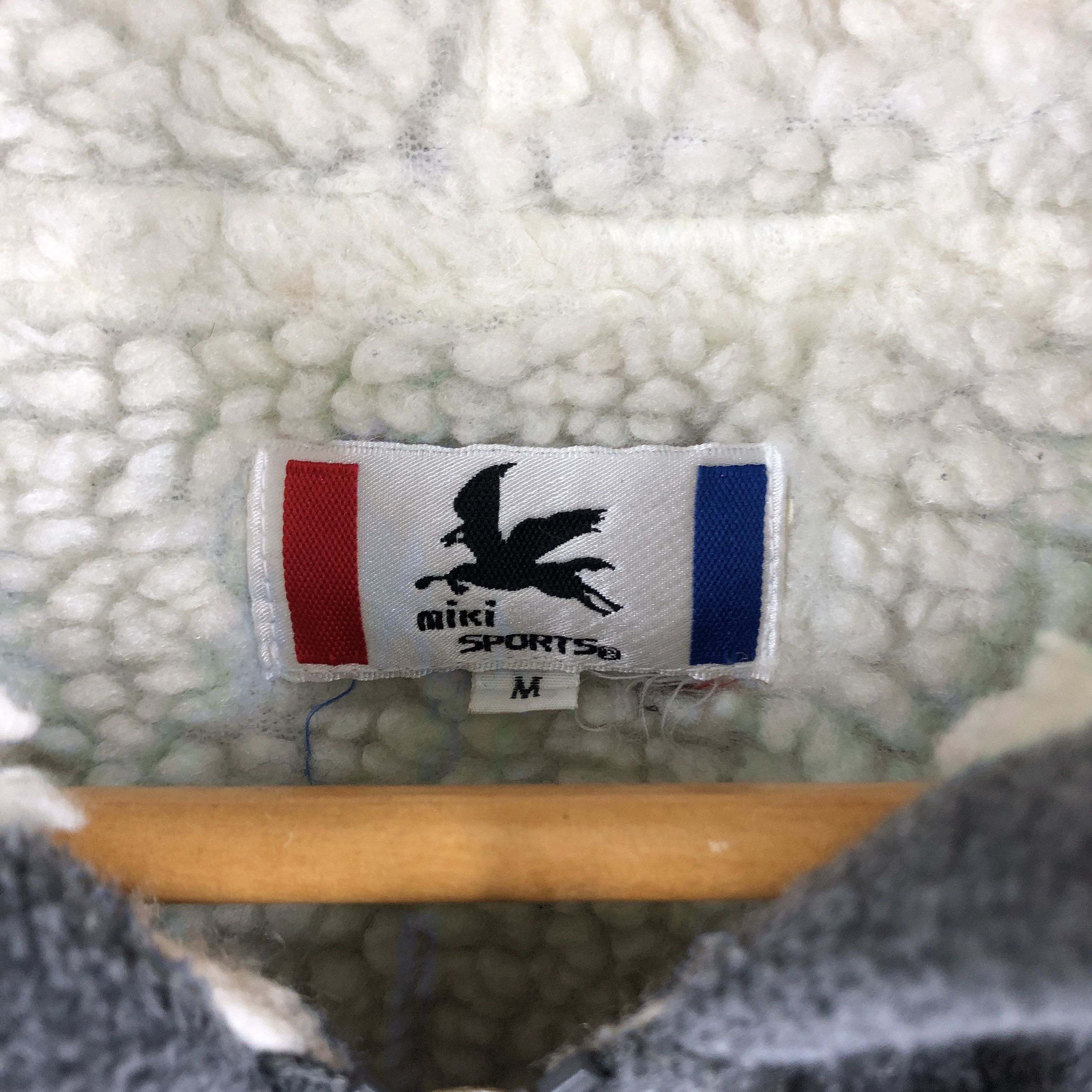 Japanese Brand MIKI SPORTS Warm Hoodie Jacket #1725-65 Size US L / EU 52-54 / 3 - 6 Thumbnail