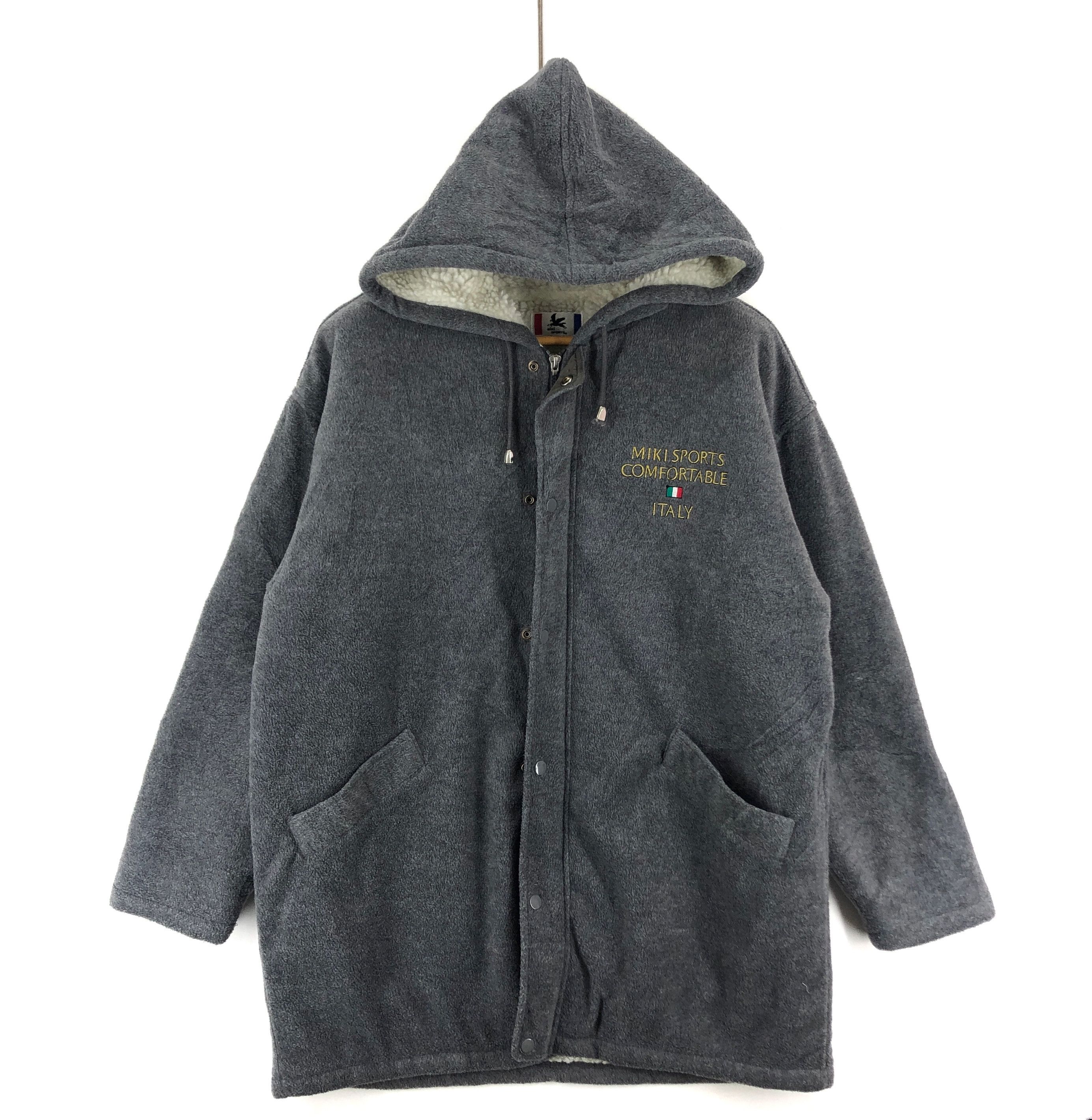 Japanese Brand MIKI SPORTS Warm Hoodie Jacket #1725-65 Size US L / EU 52-54 / 3 - 3 Thumbnail