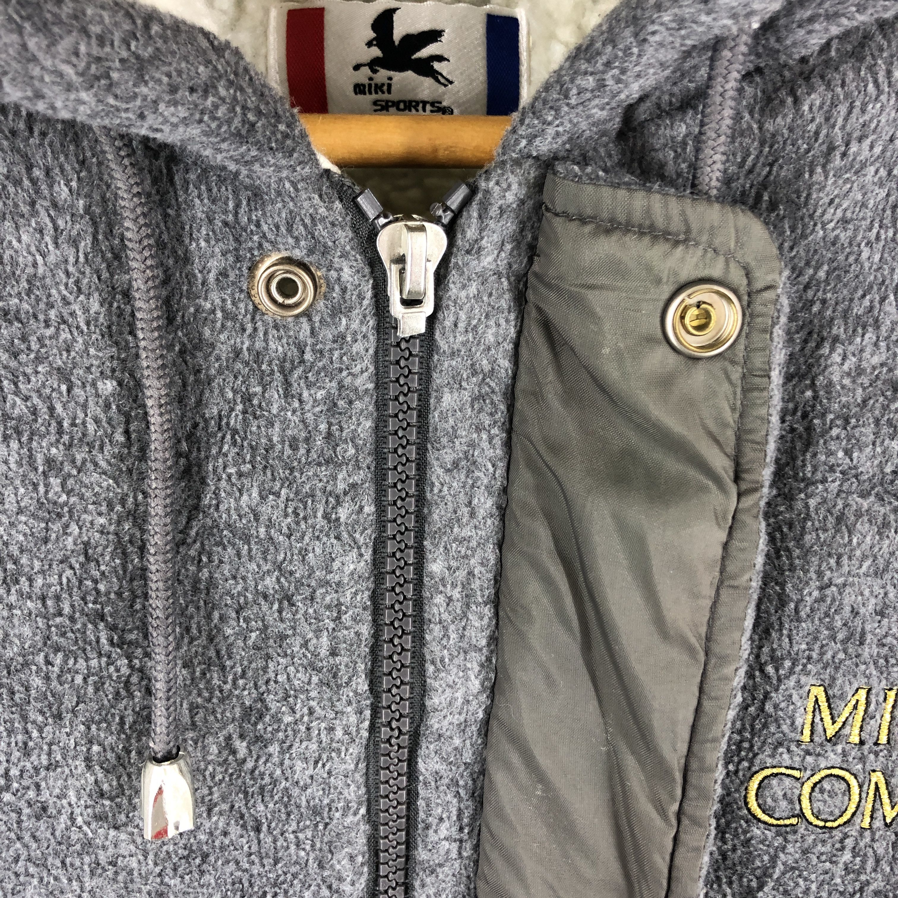 Japanese Brand MIKI SPORTS Warm Hoodie Jacket #1725-65 Size US L / EU 52-54 / 3 - 5 Thumbnail