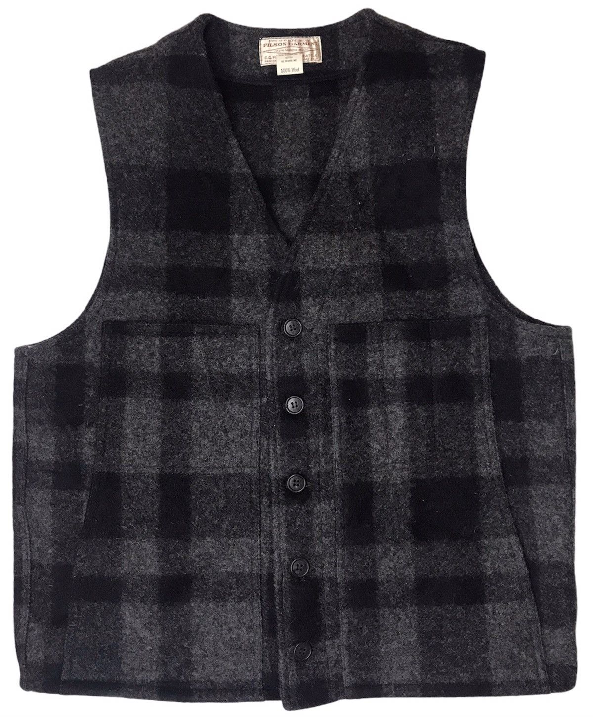 Filson Filson Garment Shadow Plaid Pure Wool Vest Size US M / EU 48-50 / 2 - 1 Thumbnail