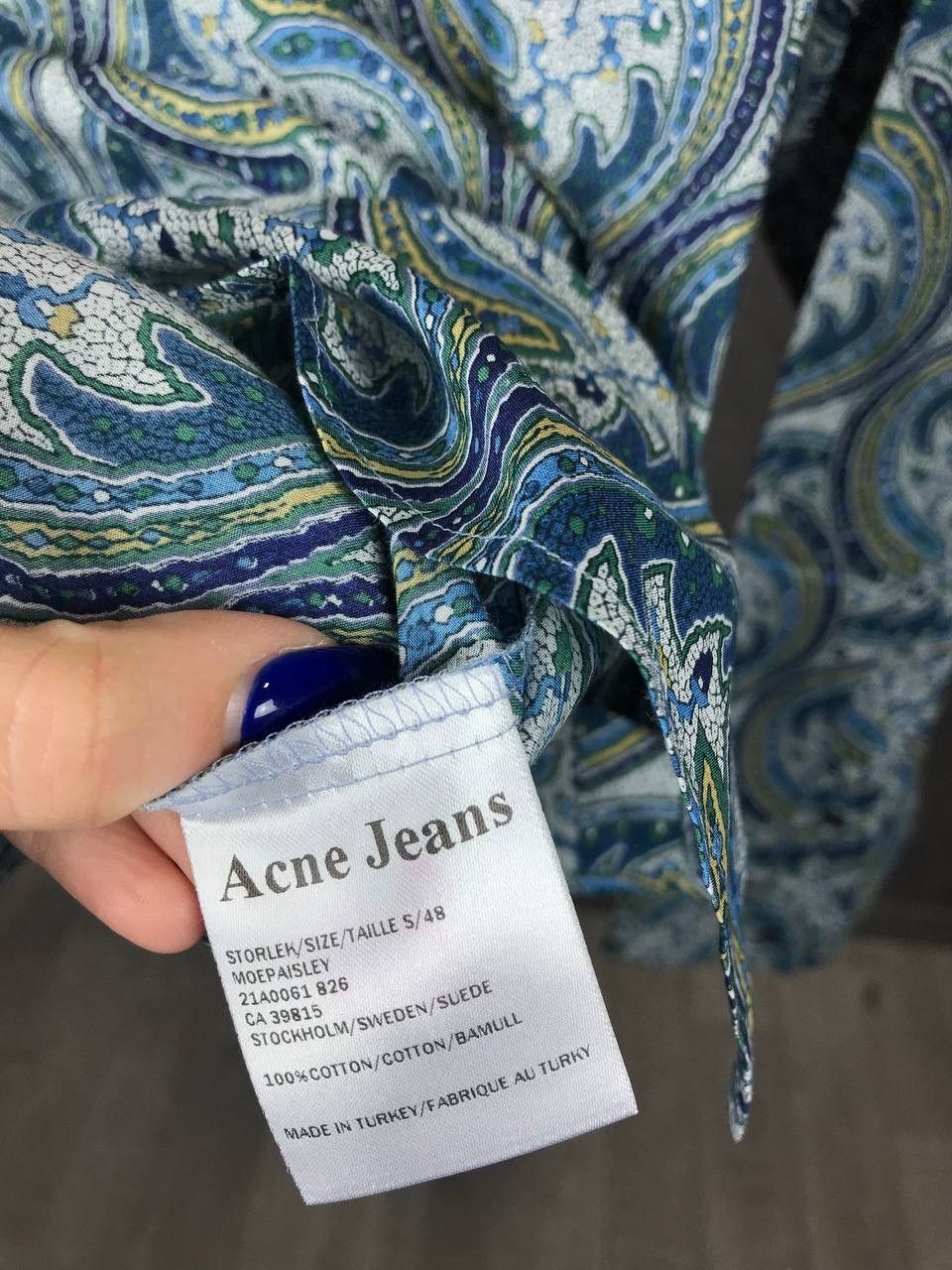 Acne Studios Acne Studios luxury street fashion crazy shirt Size US S / EU 44-46 / 1 - 5 Thumbnail