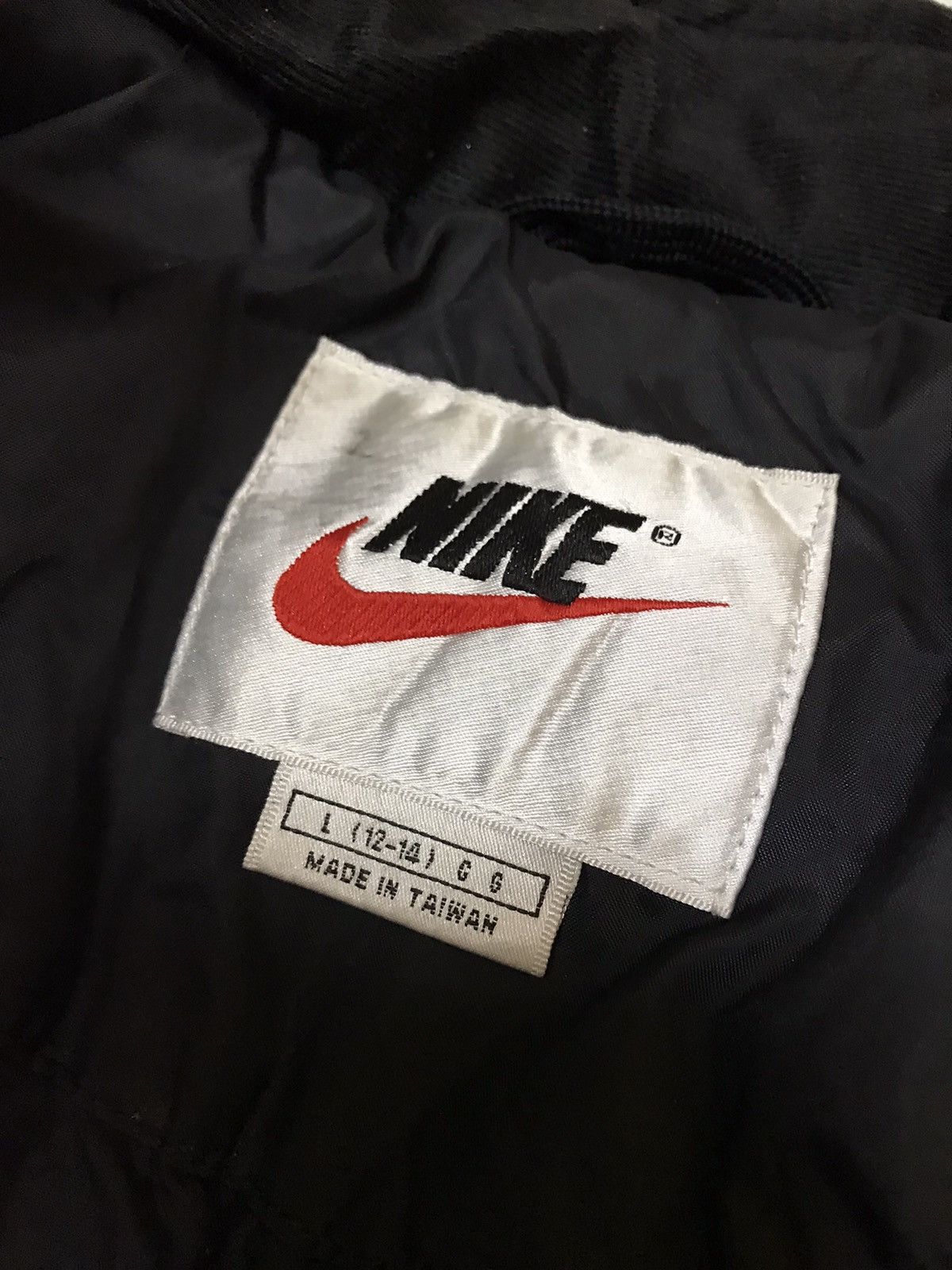 Nike × Vintage Vintage 90s’ Nike Puffer Jacket Big Logo Size US L / EU 52-54 / 3 - 4 Thumbnail