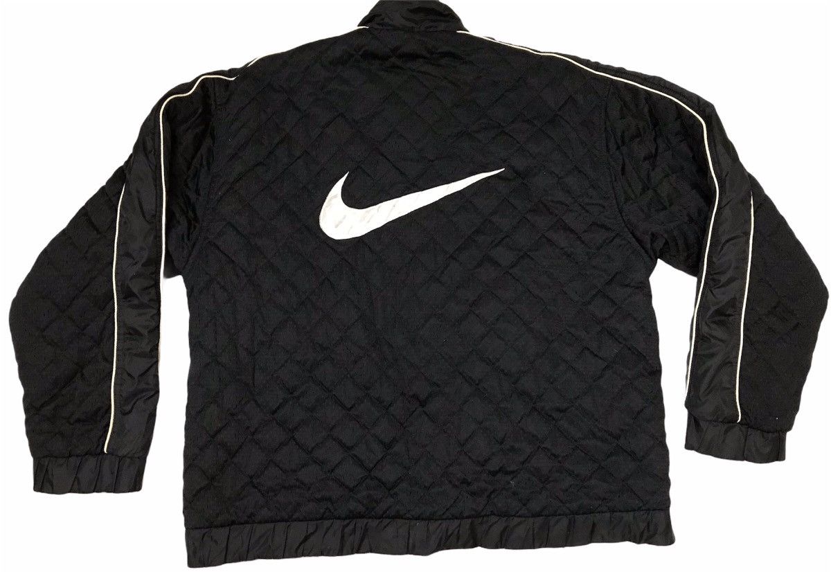 Nike × Vintage Vintage 90s’ Nike Puffer Jacket Big Logo Size US L / EU 52-54 / 3 - 2 Thumbnail