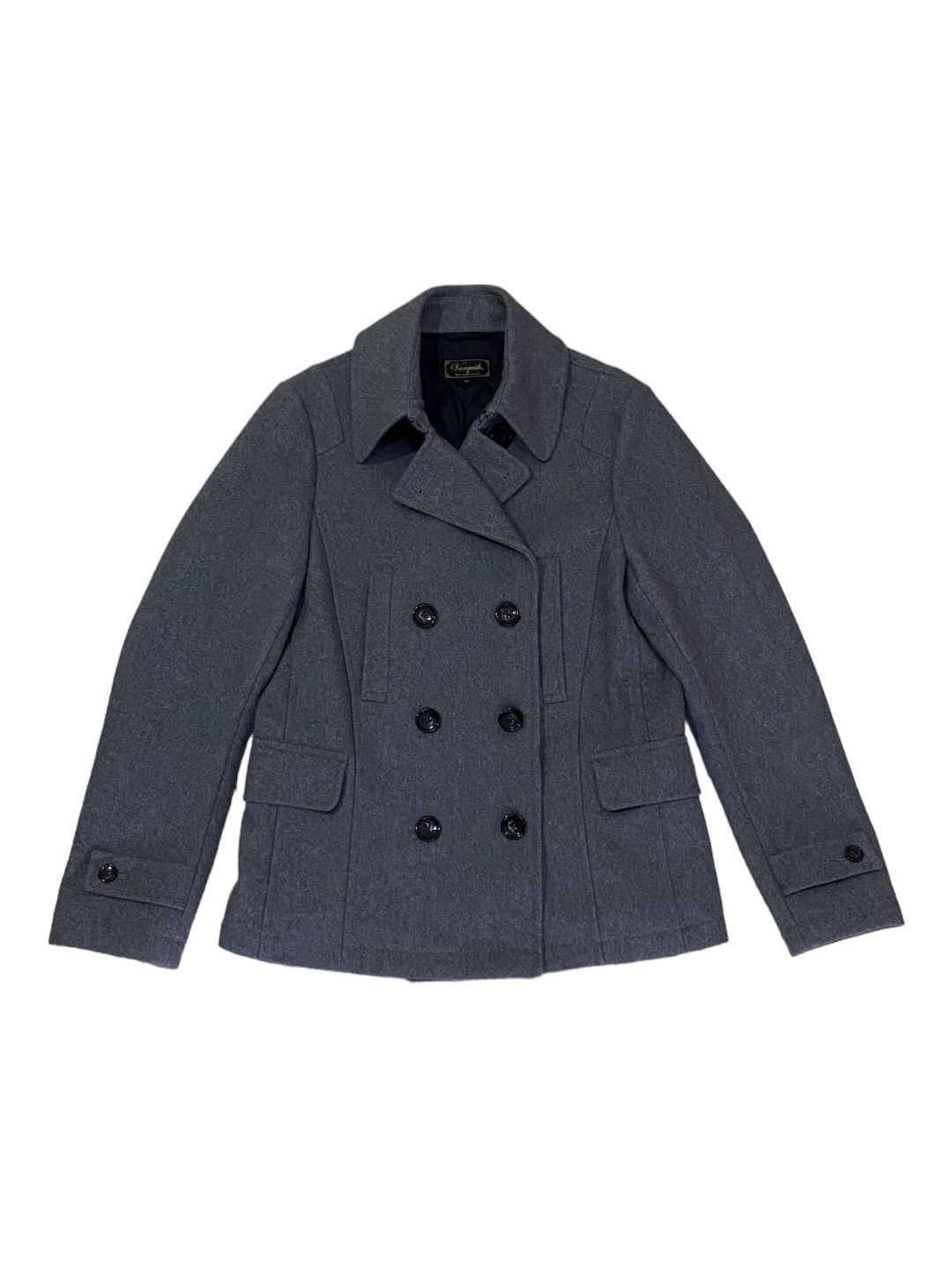 Vanquish RARE🔥VINTAGE VANQUISH WOOL PEA COAT JACKET Size US S / EU 44-46 / 1 - 6 Thumbnail