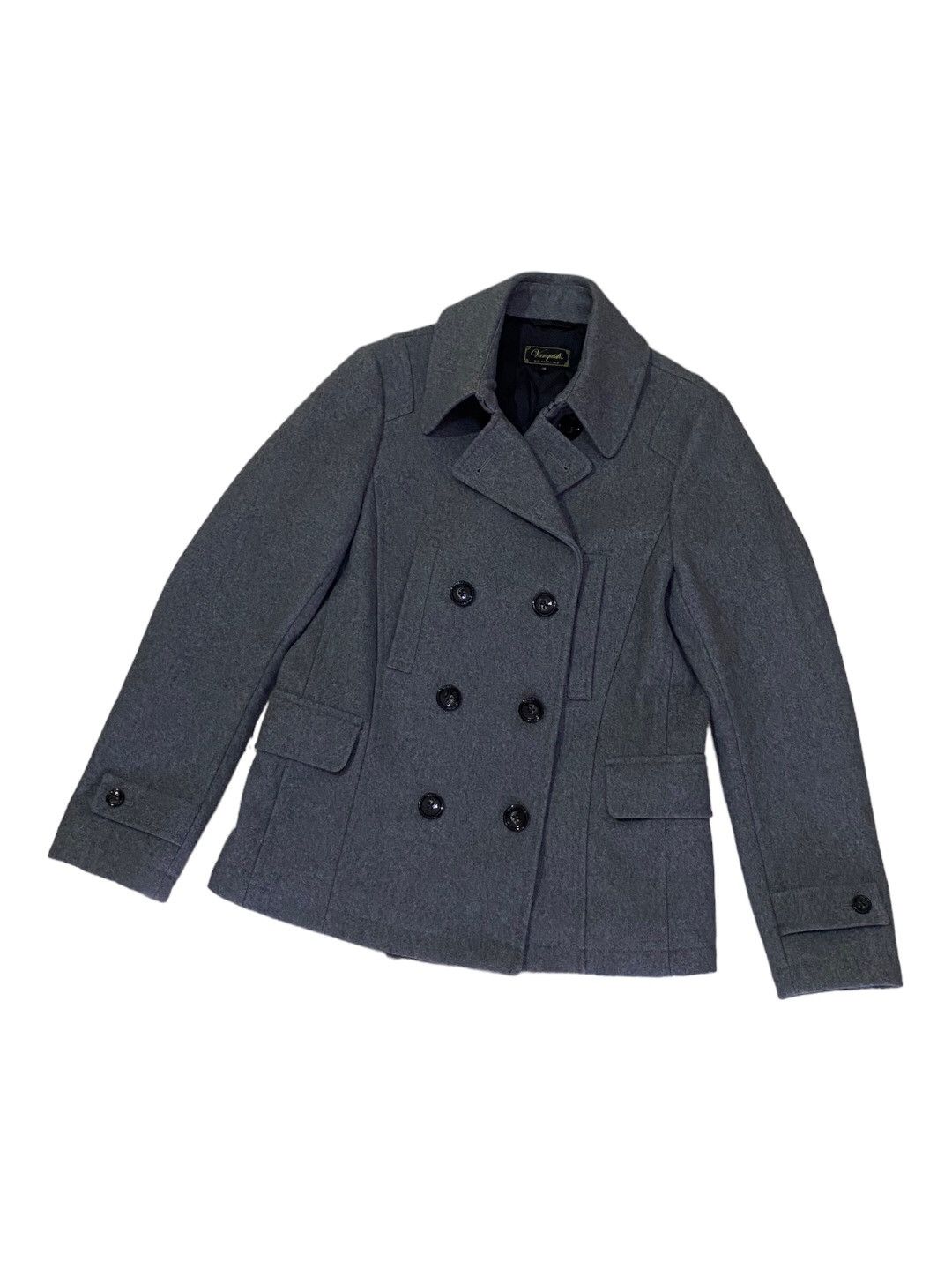 Vanquish RARE🔥VINTAGE VANQUISH WOOL PEA COAT JACKET Size US S / EU 44-46 / 1 - 7 Thumbnail