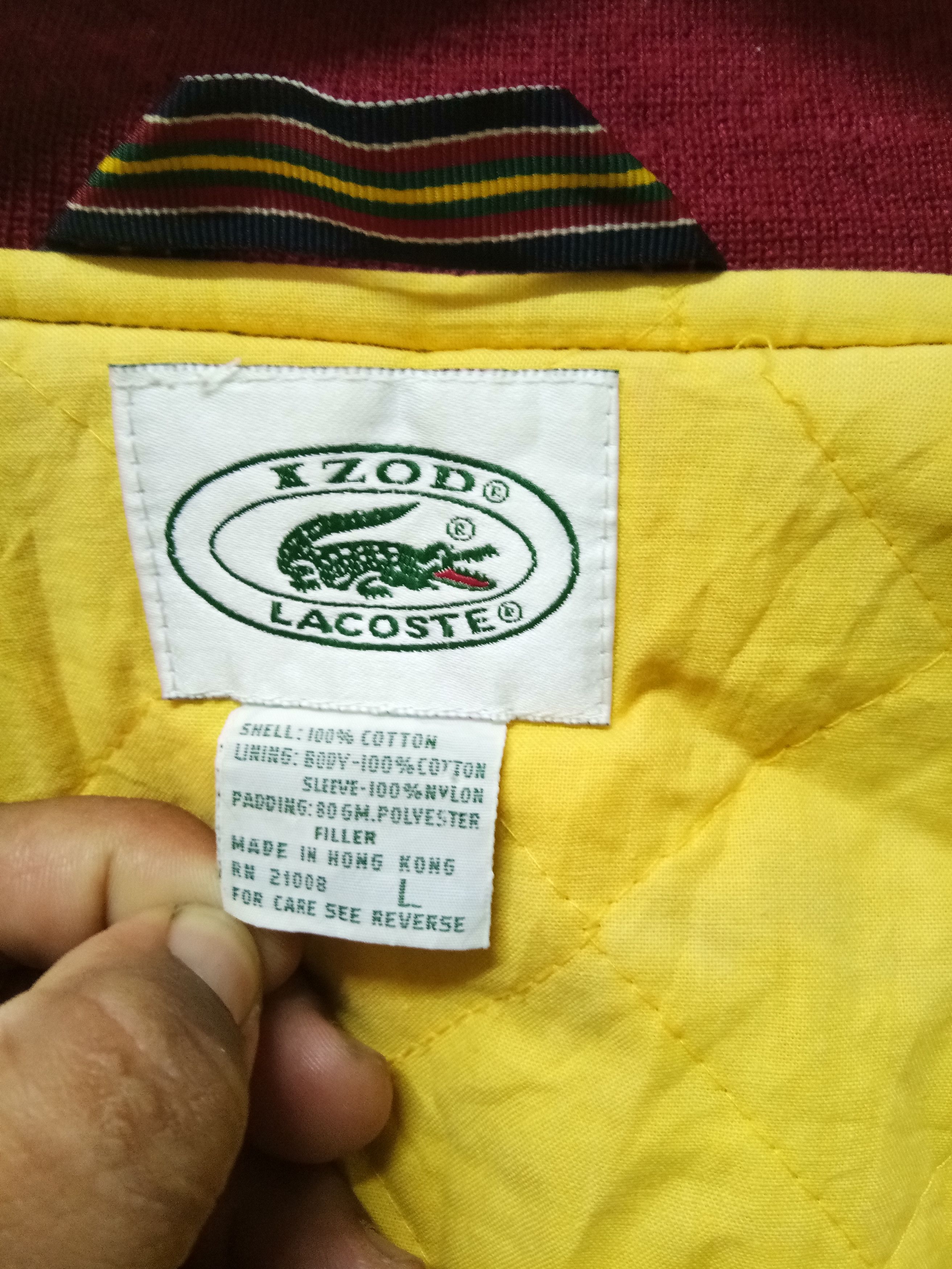 Lacoste × Vintage Lacoste Varsity Bombers jacket Size US L / EU 52-54 / 3 - 10 Thumbnail