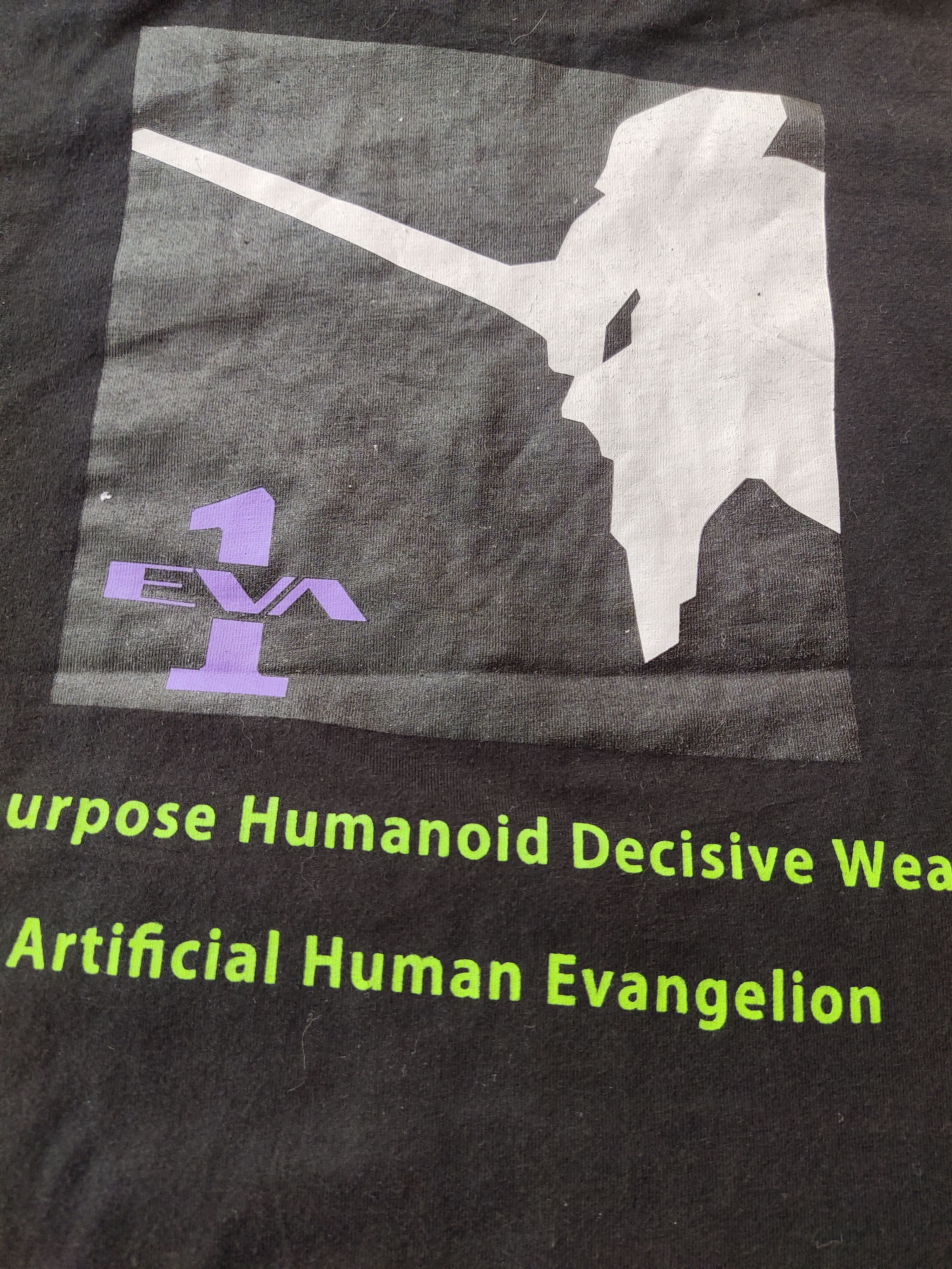 Anime × Vintage Rare Vintage Evangelion Anime Movie Streetwear Size US L / EU 52-54 / 3 - 3 Thumbnail