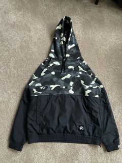 BAPE City Camo Shark Full Zip Hoodie Black Men's - SS18 - US