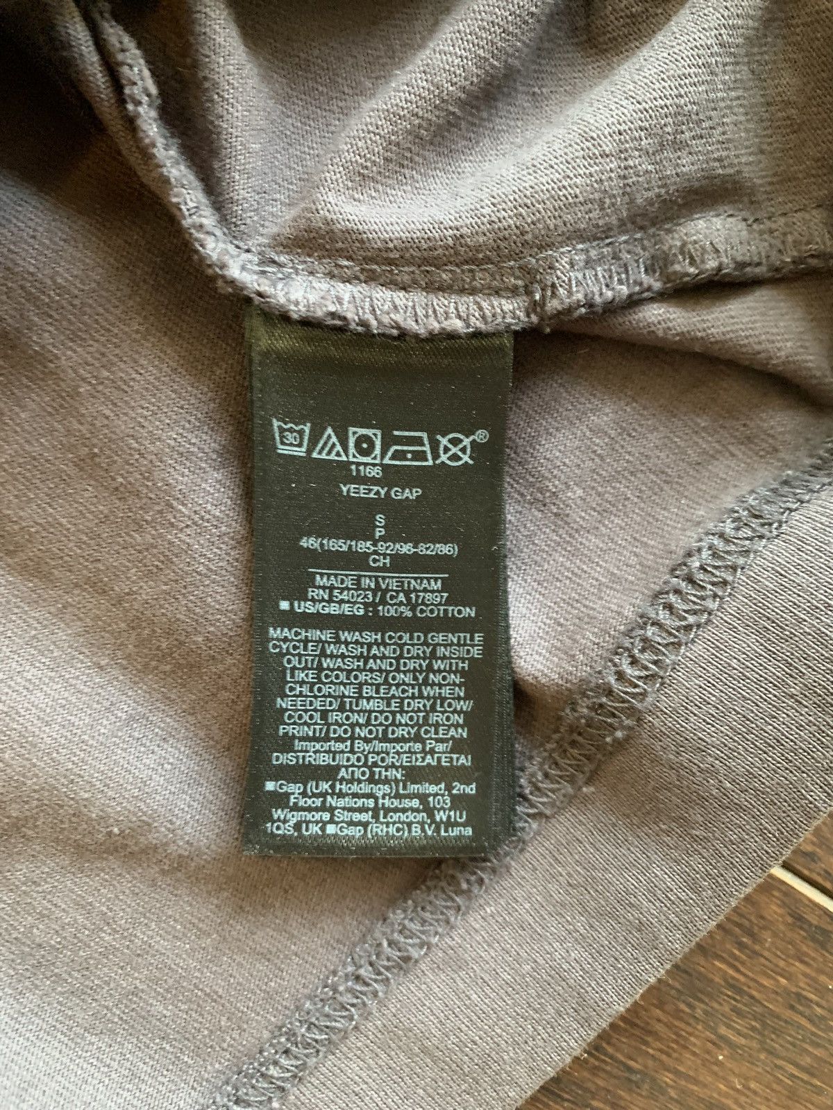 Gap × Kanye West Yeezy x Gap Long Sleeve Shirt Size US S / EU 44-46 / 1 - 4 Thumbnail