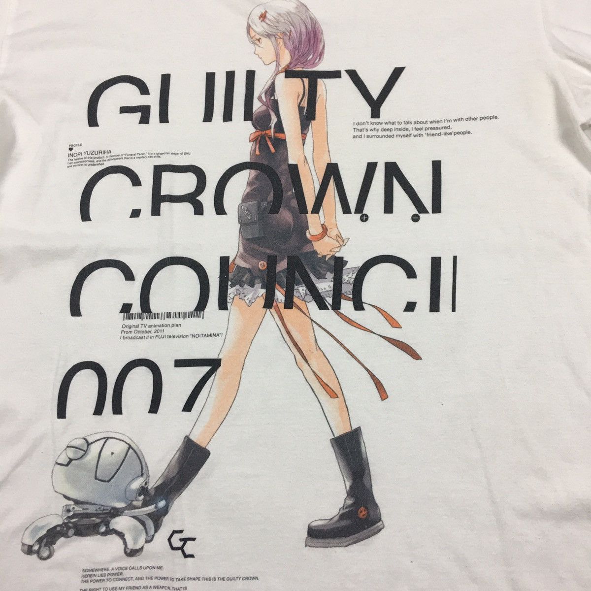 Anime Guilty Crown Anime T-Shirt Size US M / EU 48-50 / 2 - 2 Thumbnail