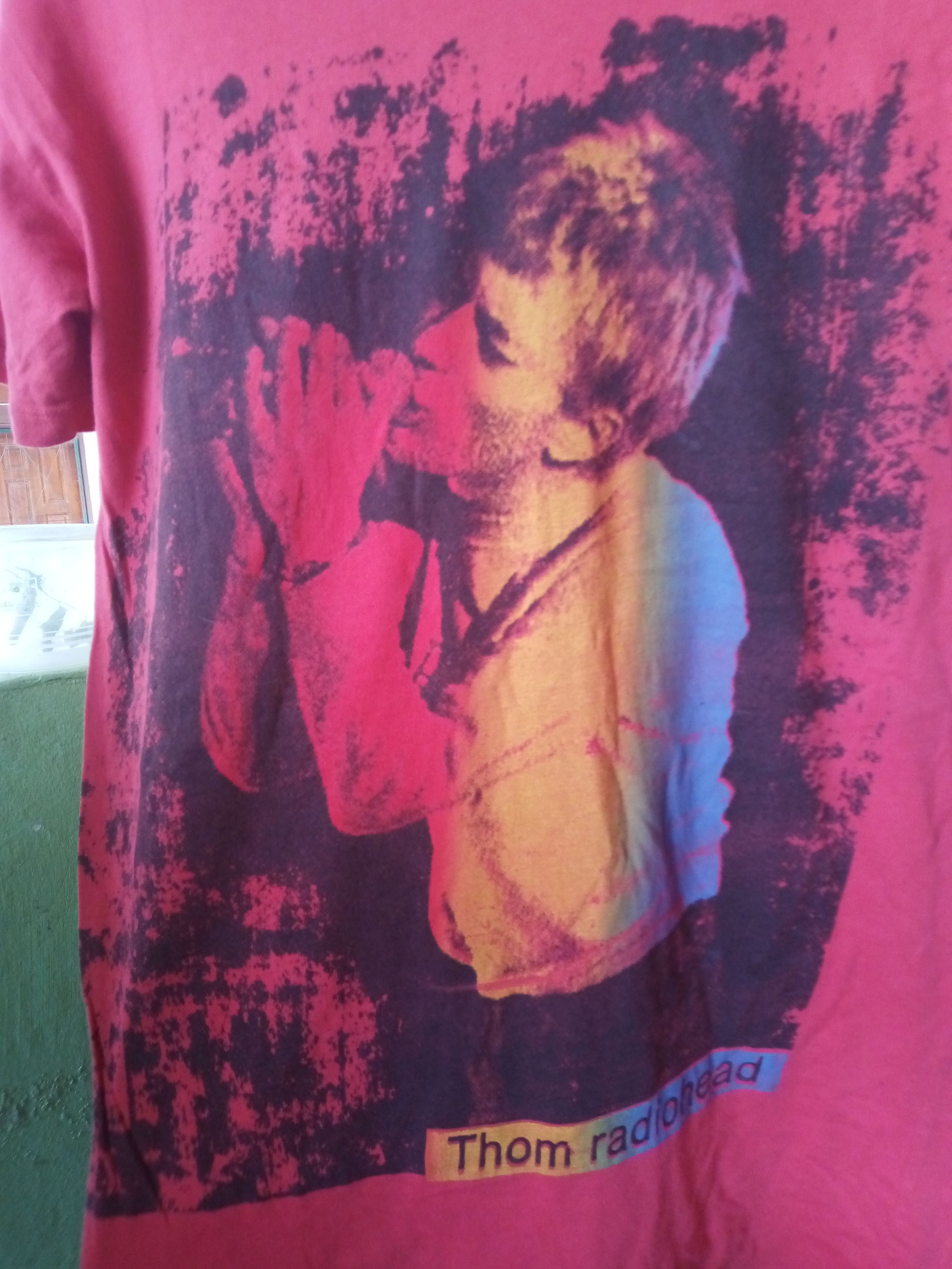 Band Tees vintage Thome Yorke Radiohead fashion fifth coloum britpop Size US M / EU 48-50 / 2 - 3 Thumbnail