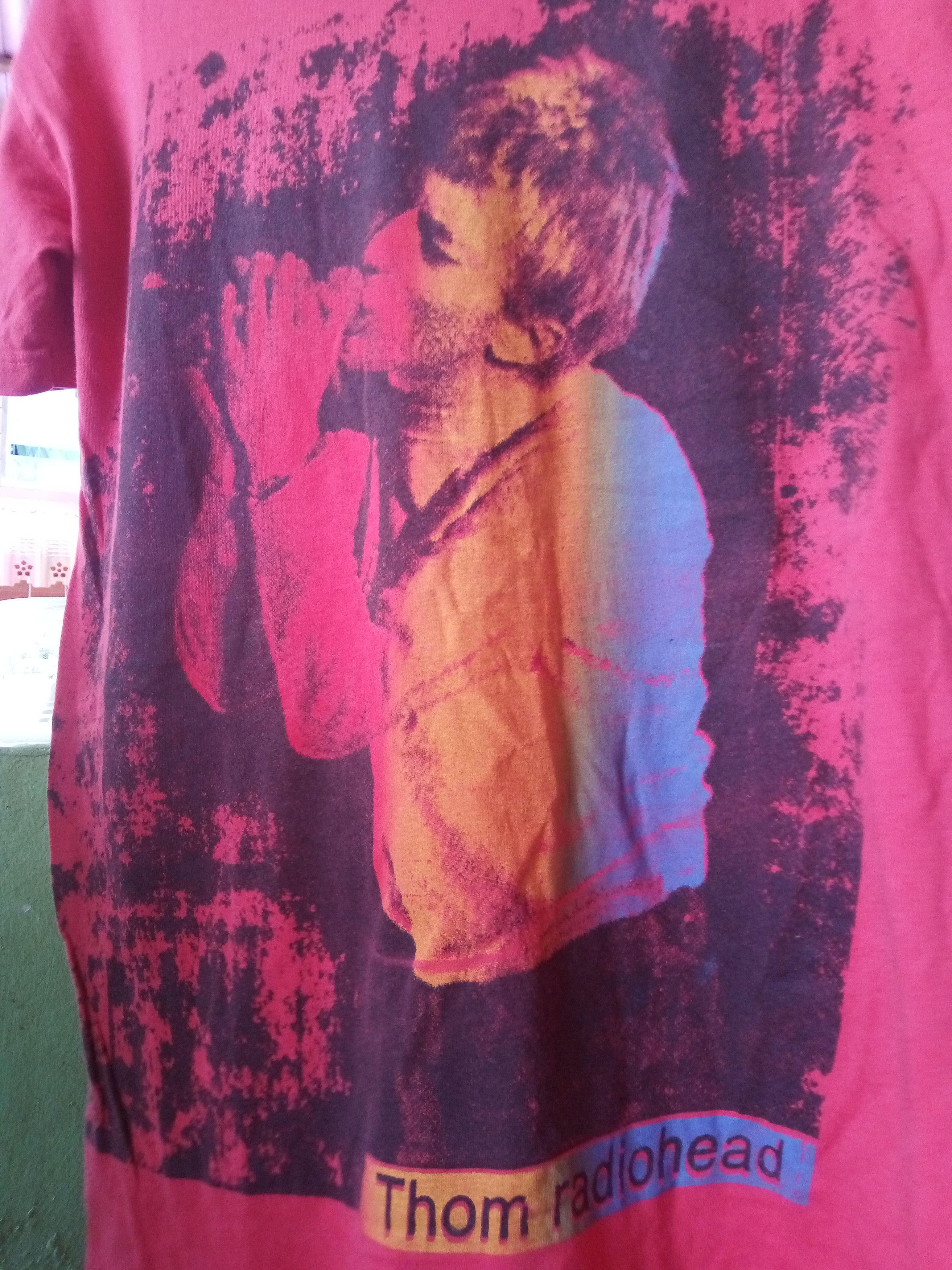 Band Tees vintage Thome Yorke Radiohead fashion fifth coloum britpop Size US M / EU 48-50 / 2 - 4 Thumbnail