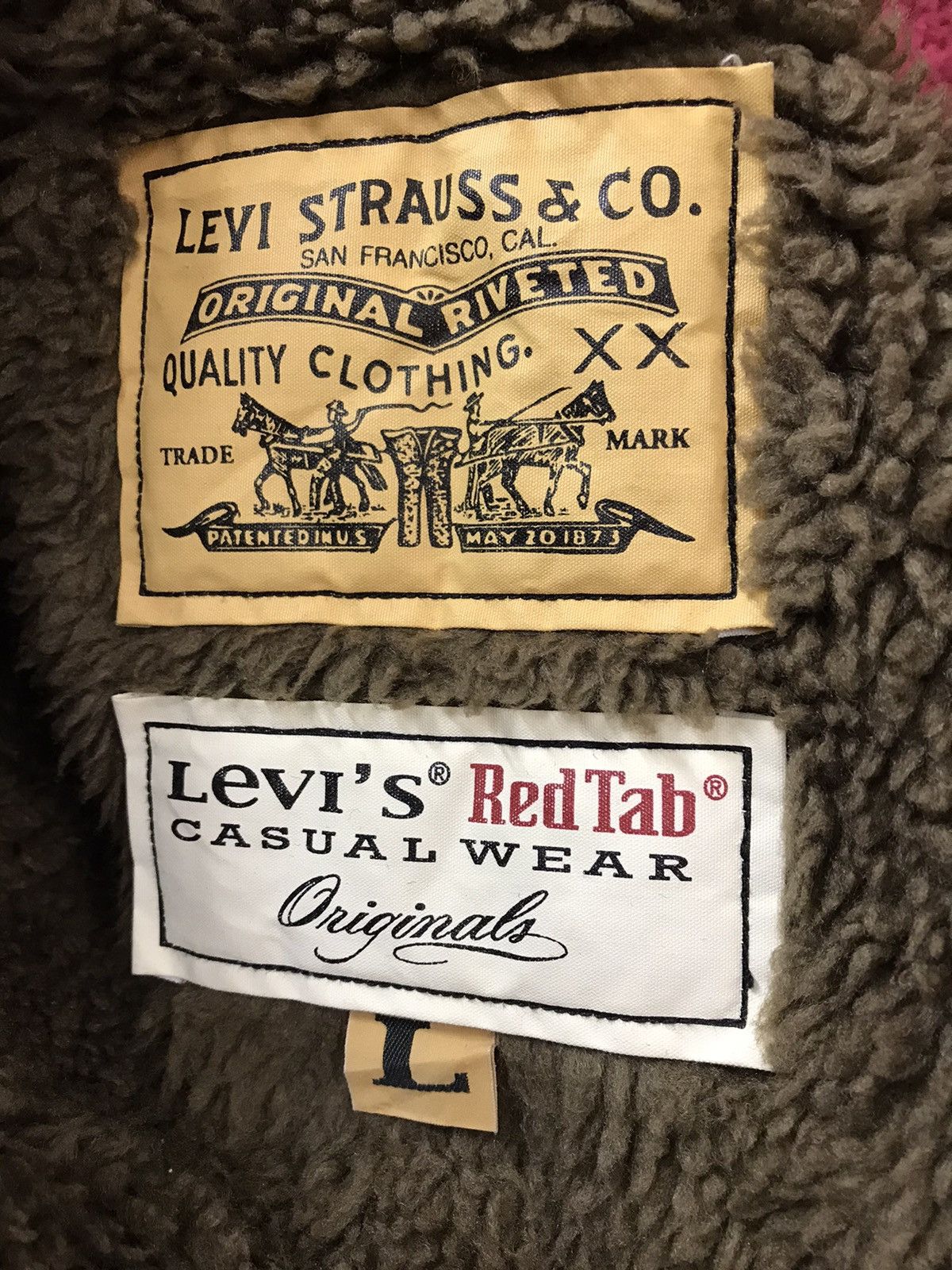 Levi's Levi's Mens Sherpa Military Shirt Jacket Size US L / EU 52-54 / 3 - 8 Thumbnail