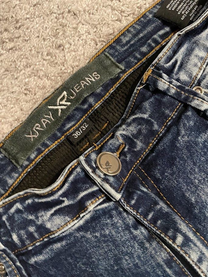 Xray Footwear X-ray Biker Blue Jeans 36x32 Size US 36 / EU 52 - 4 Thumbnail
