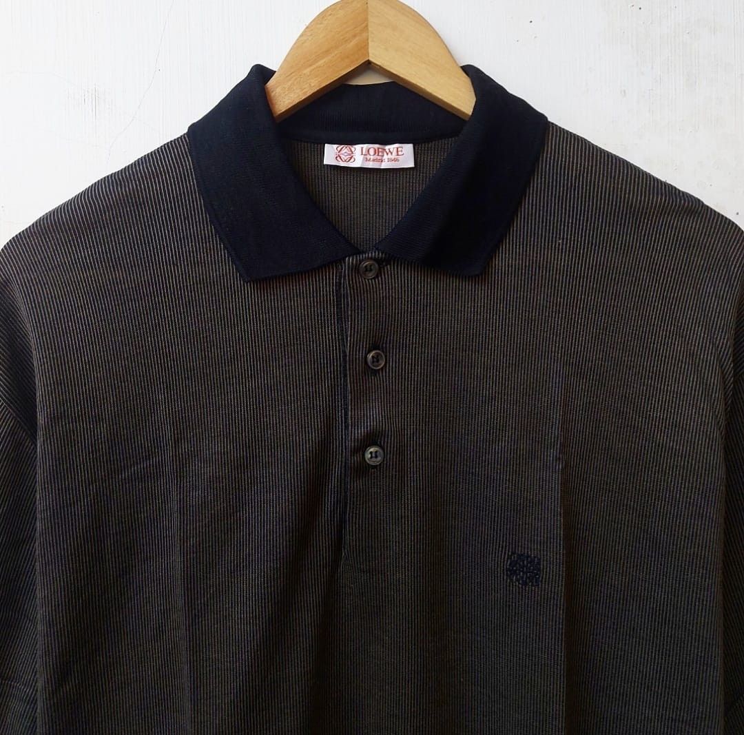 Loewe Vintage Loewe Polo Shirt Size US L / EU 52-54 / 3 - 1 Thumbnail