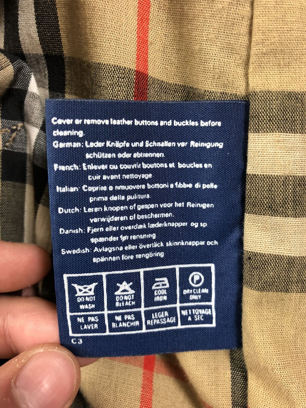 Burberry × Vintage Burberrys blue vintage nova check plated coat trench Size US M / EU 48-50 / 2 - 10 Thumbnail