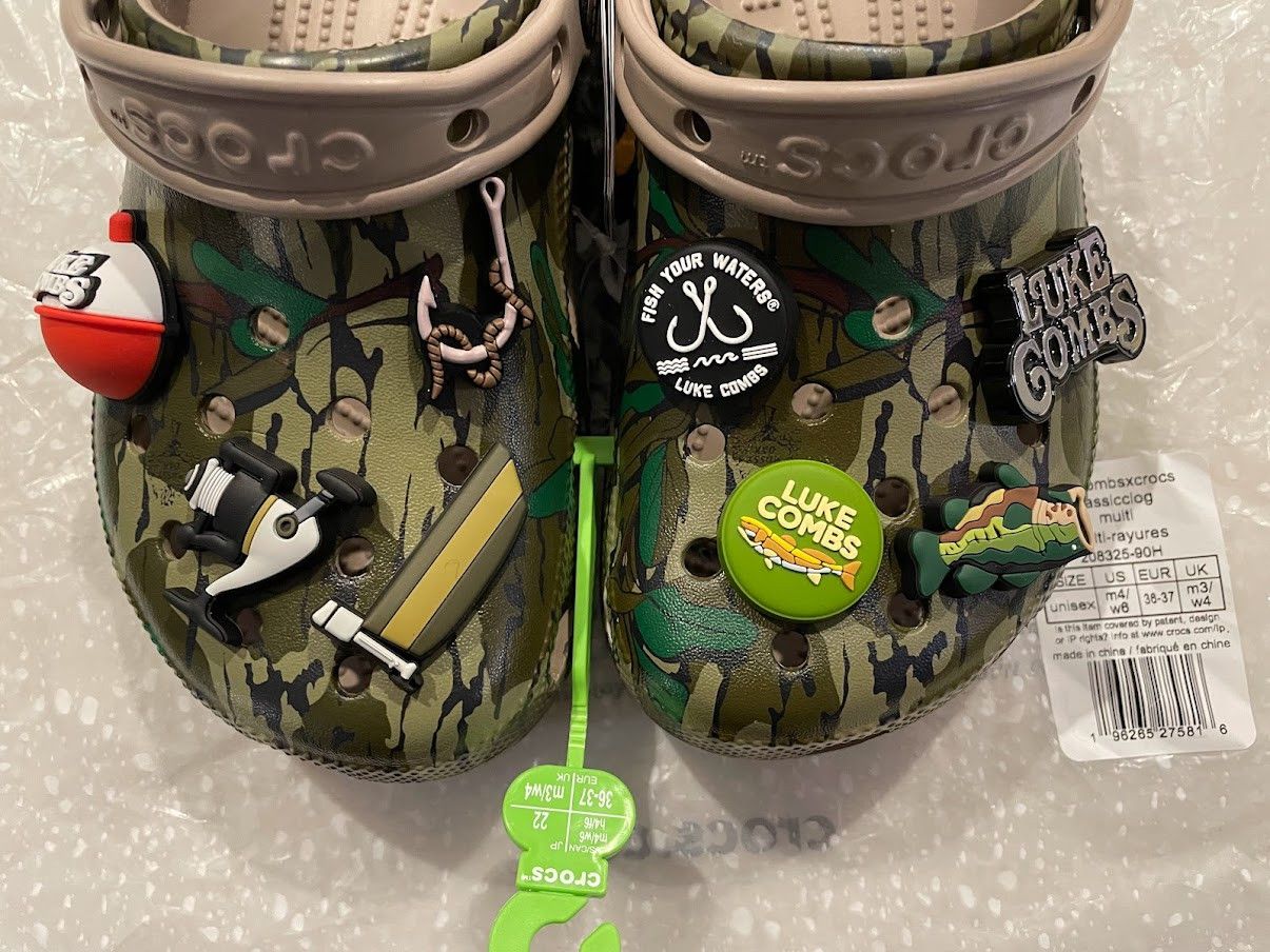 Crocs Crocs Classic Clog Luke Combs Mossy Oak Camo Size US 6 / IT 36 - 4 Thumbnail