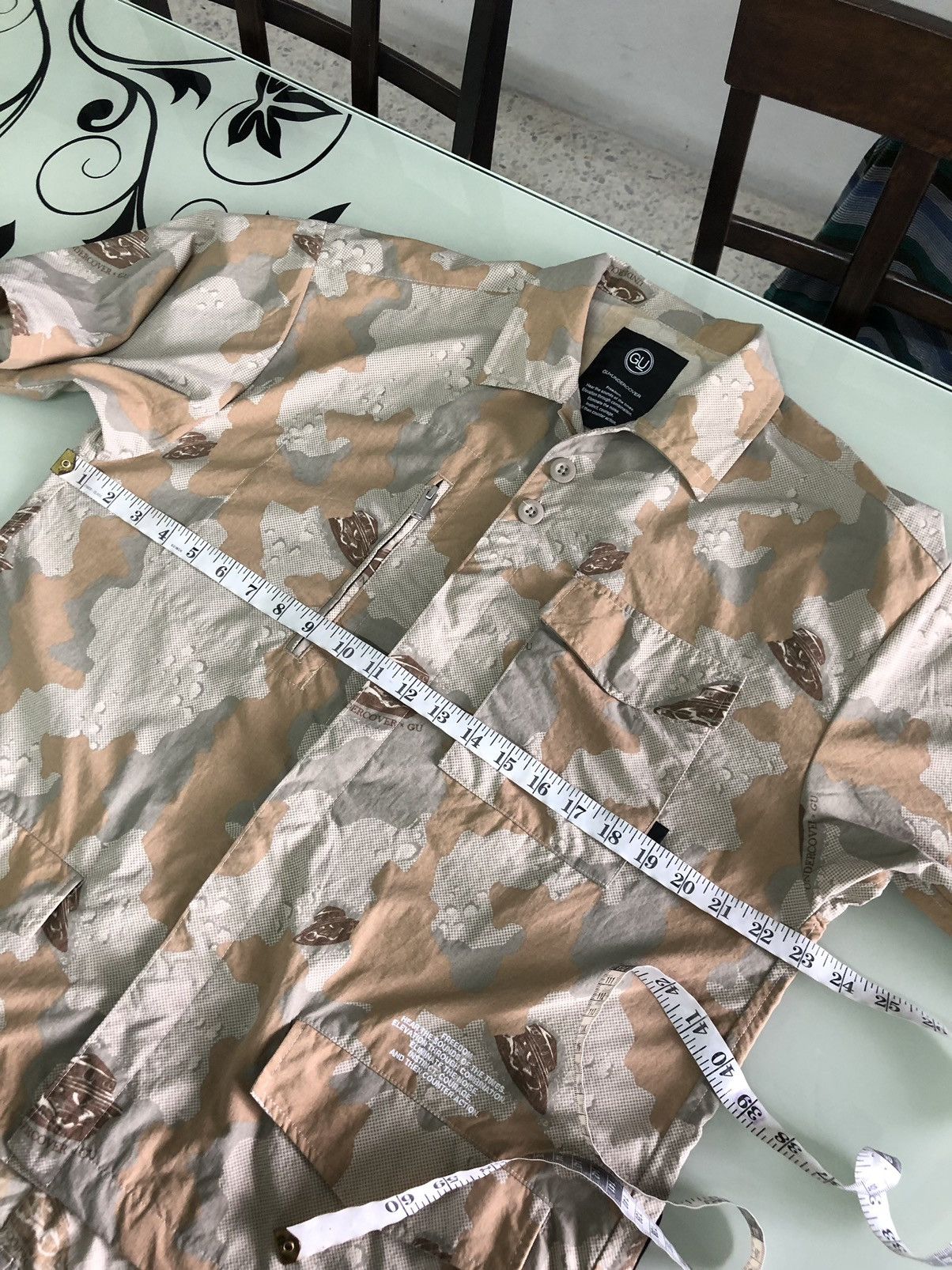 Undercover ❗️UNDERCOVER x GU Camo Military Oversized Button Up Shirt Size US S / EU 44-46 / 1 - 19 Thumbnail