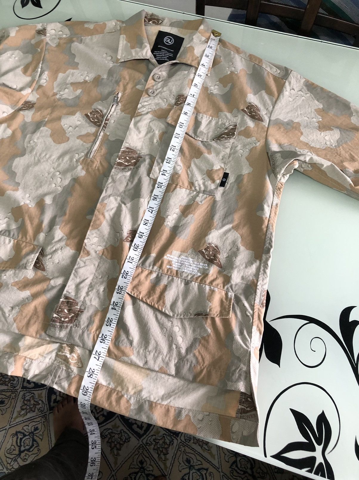 Undercover ❗️UNDERCOVER x GU Camo Military Oversized Button Up Shirt Size US S / EU 44-46 / 1 - 21 Thumbnail