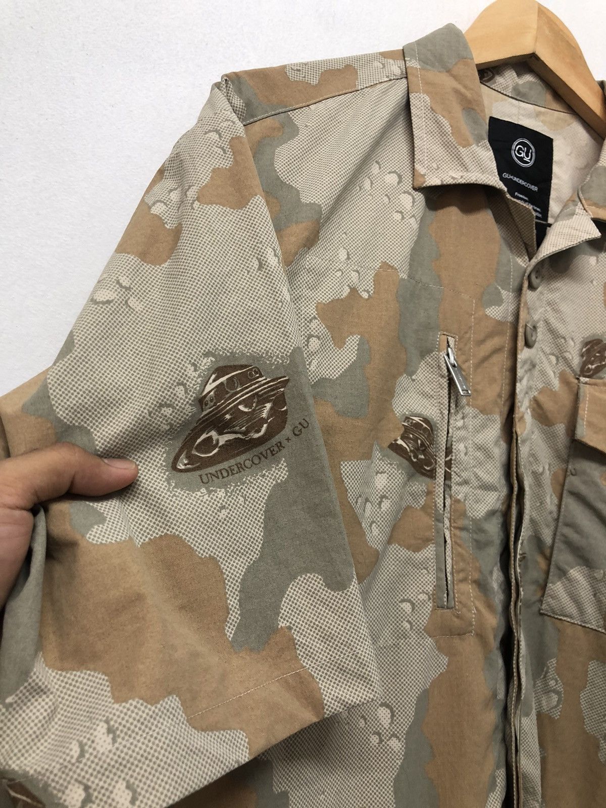 Undercover ❗️UNDERCOVER x GU Camo Military Oversized Button Up Shirt Size US S / EU 44-46 / 1 - 6 Thumbnail