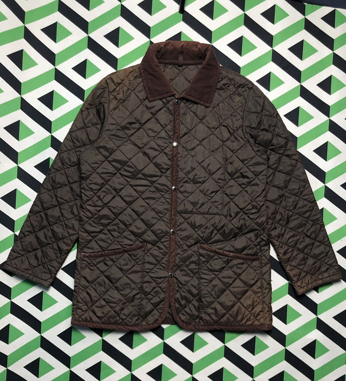 Japanese Brand Vintage FIELD DREAM quilted jacket Size US L / EU 52-54 / 3 - 1 Thumbnail