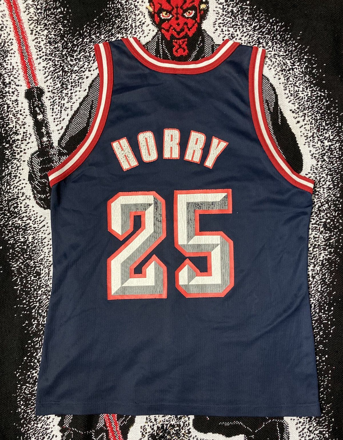 Vintage 90’s Houston Rocket Robert Horry NBA Jersey Champion