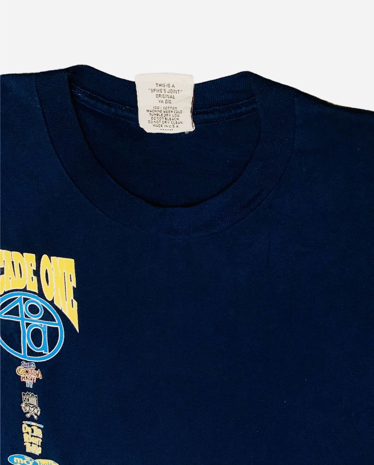 Rap Tees Rare Design Vintage Actor Spike Lee T-shirt 1990s Size US XXL / EU 58 / 5 - 8 Thumbnail