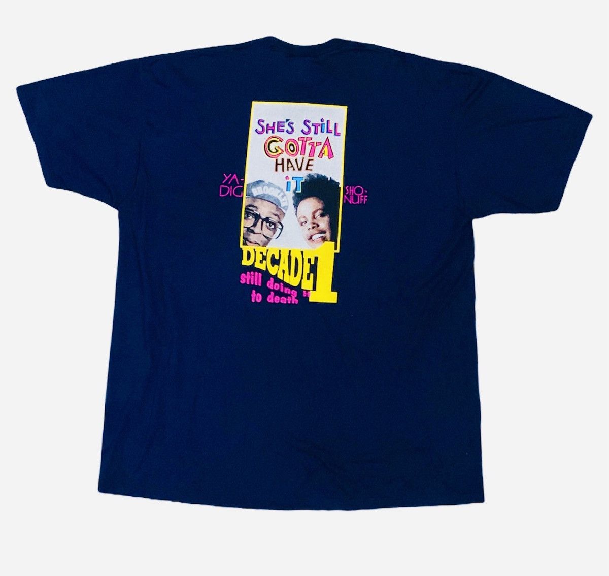 Rap Tees Rare Design Vintage Actor Spike Lee T-shirt 1990s Size US XXL / EU 58 / 5 - 1 Thumbnail
