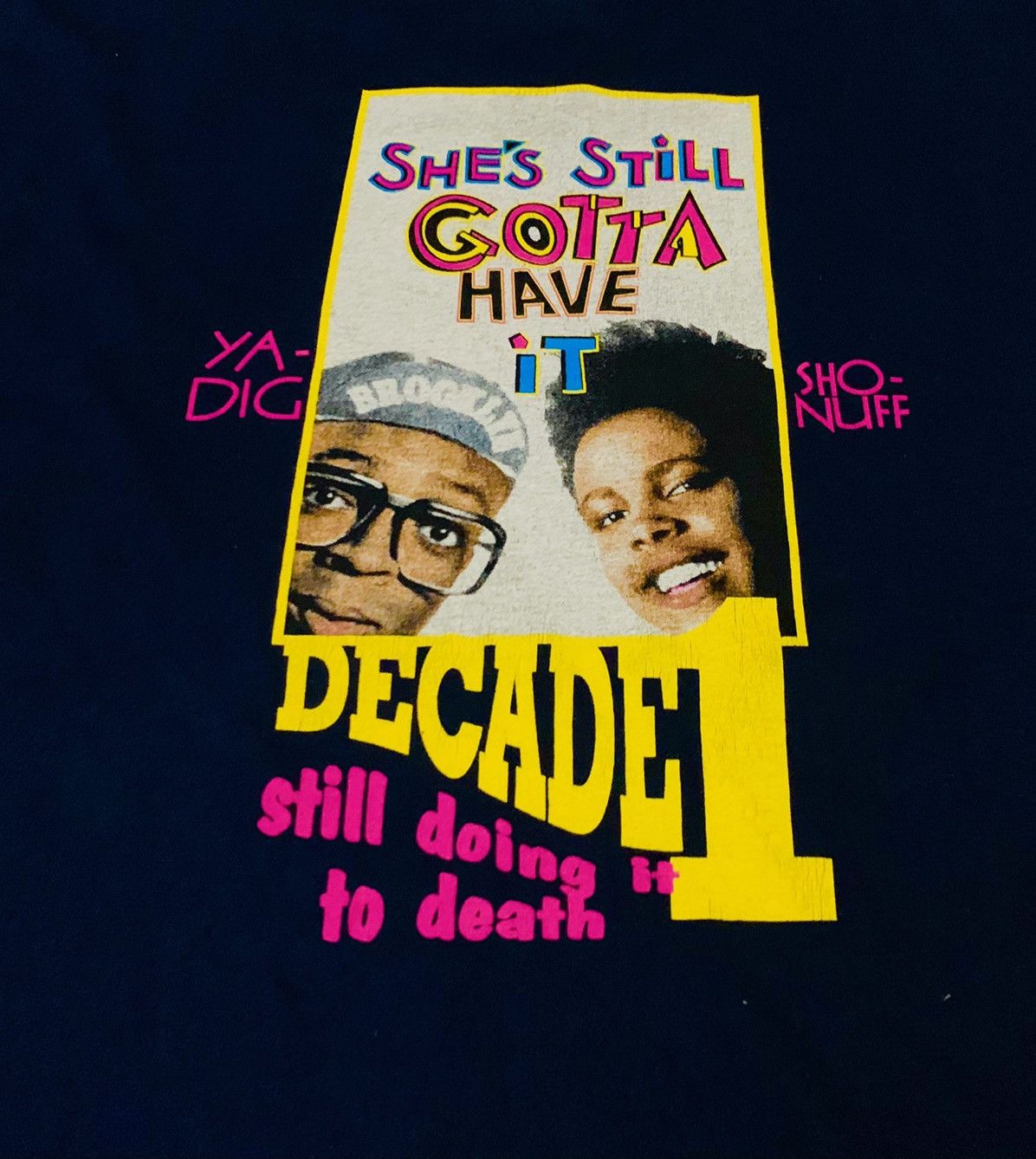 Rap Tees Rare Design Vintage Actor Spike Lee T-shirt 1990s Size US XXL / EU 58 / 5 - 3 Thumbnail