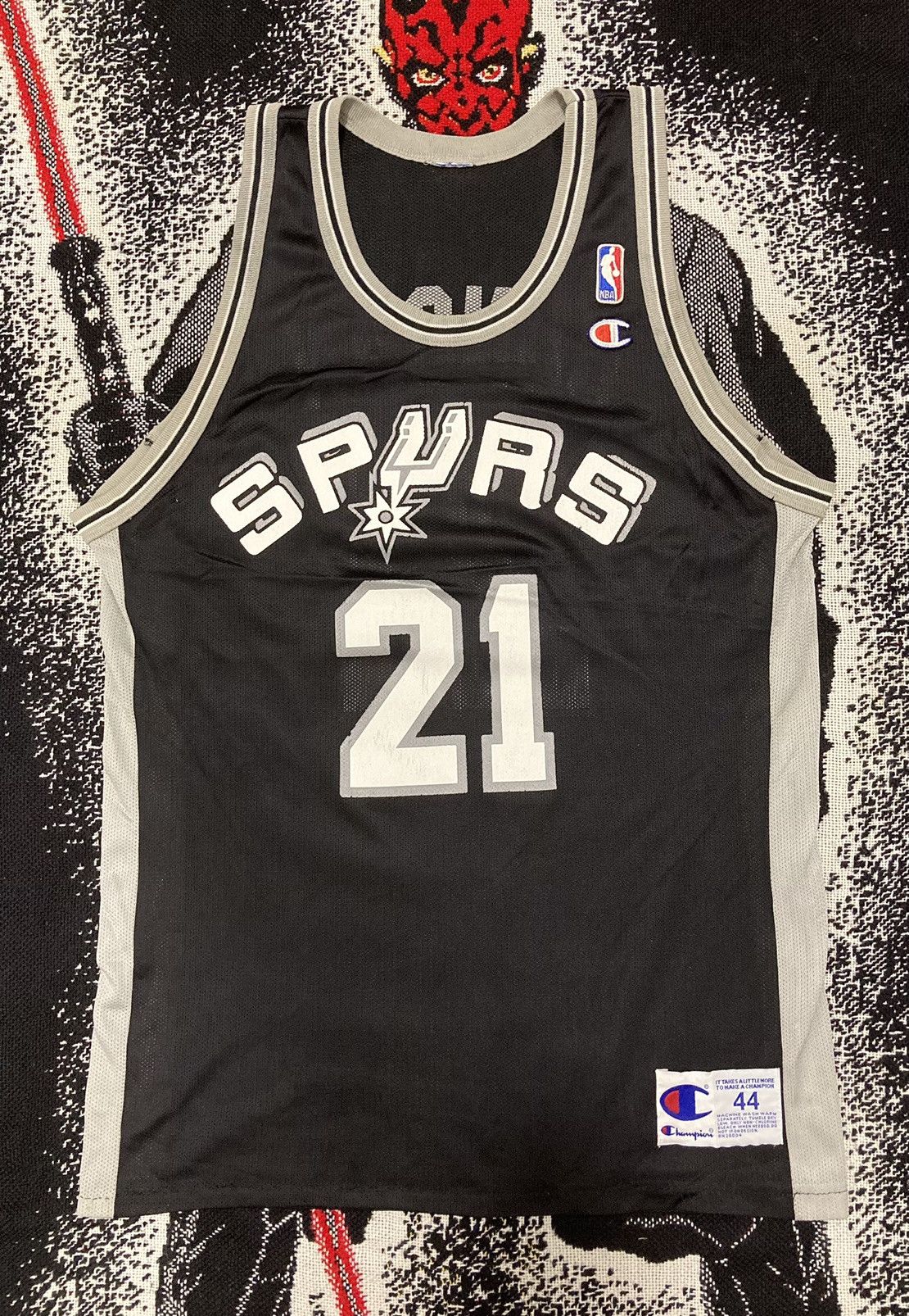 Vintage 90s San Antonio Spurs Tim Duncan NBA Jersey Champion
