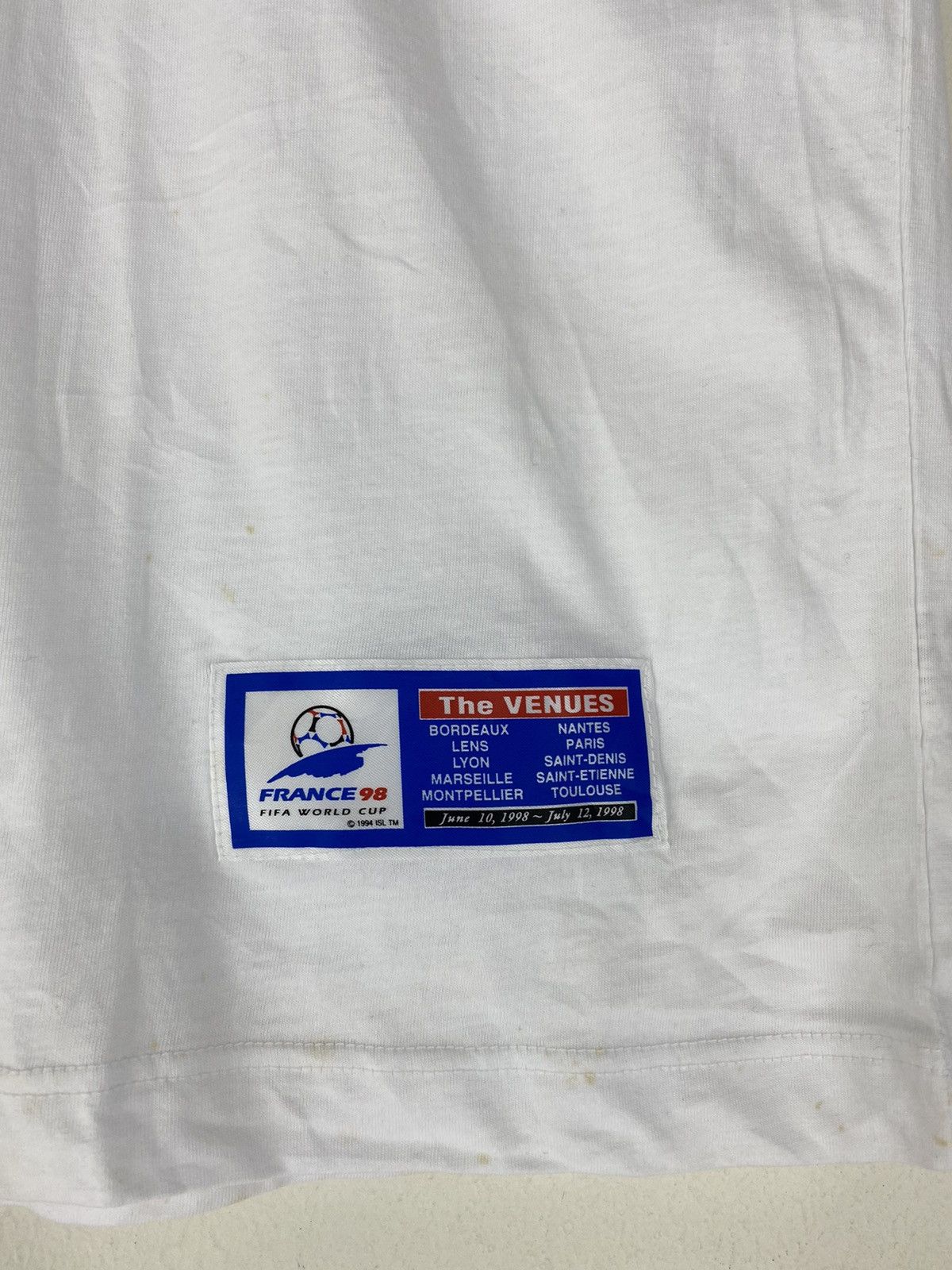 Vintage Vintage rare 1998 World Cup France Size US L / EU 52-54 / 3 - 4 Thumbnail