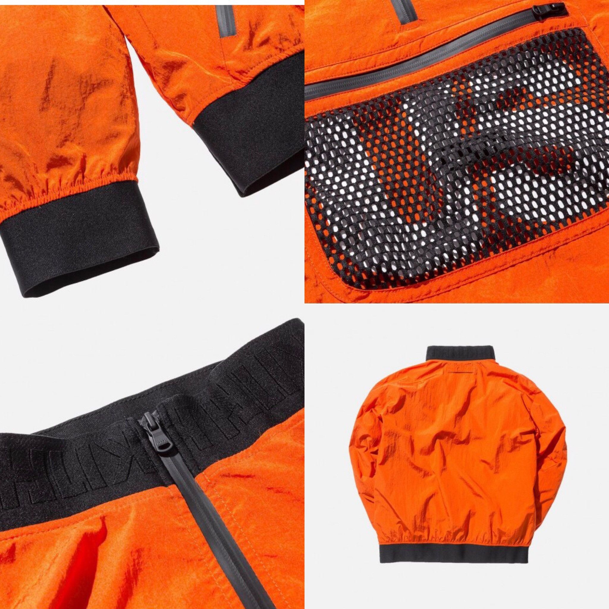 Kith × Ronnie Fieg KITH Kittles Mesh Pocket ¼ ZIP Orange, Ronnie Fieg RRP 225$ Size US M / EU 48-50 / 2 - 12 Thumbnail