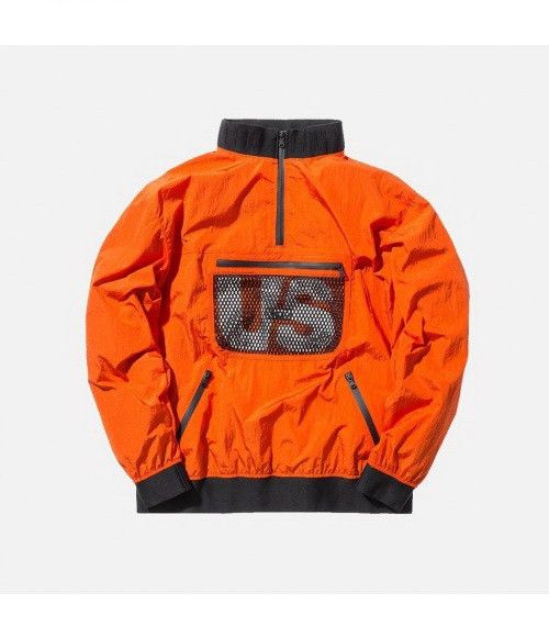 Kith × Ronnie Fieg KITH Kittles Mesh Pocket ¼ ZIP Orange, Ronnie Fieg RRP 225$ Size US M / EU 48-50 / 2 - 10 Thumbnail