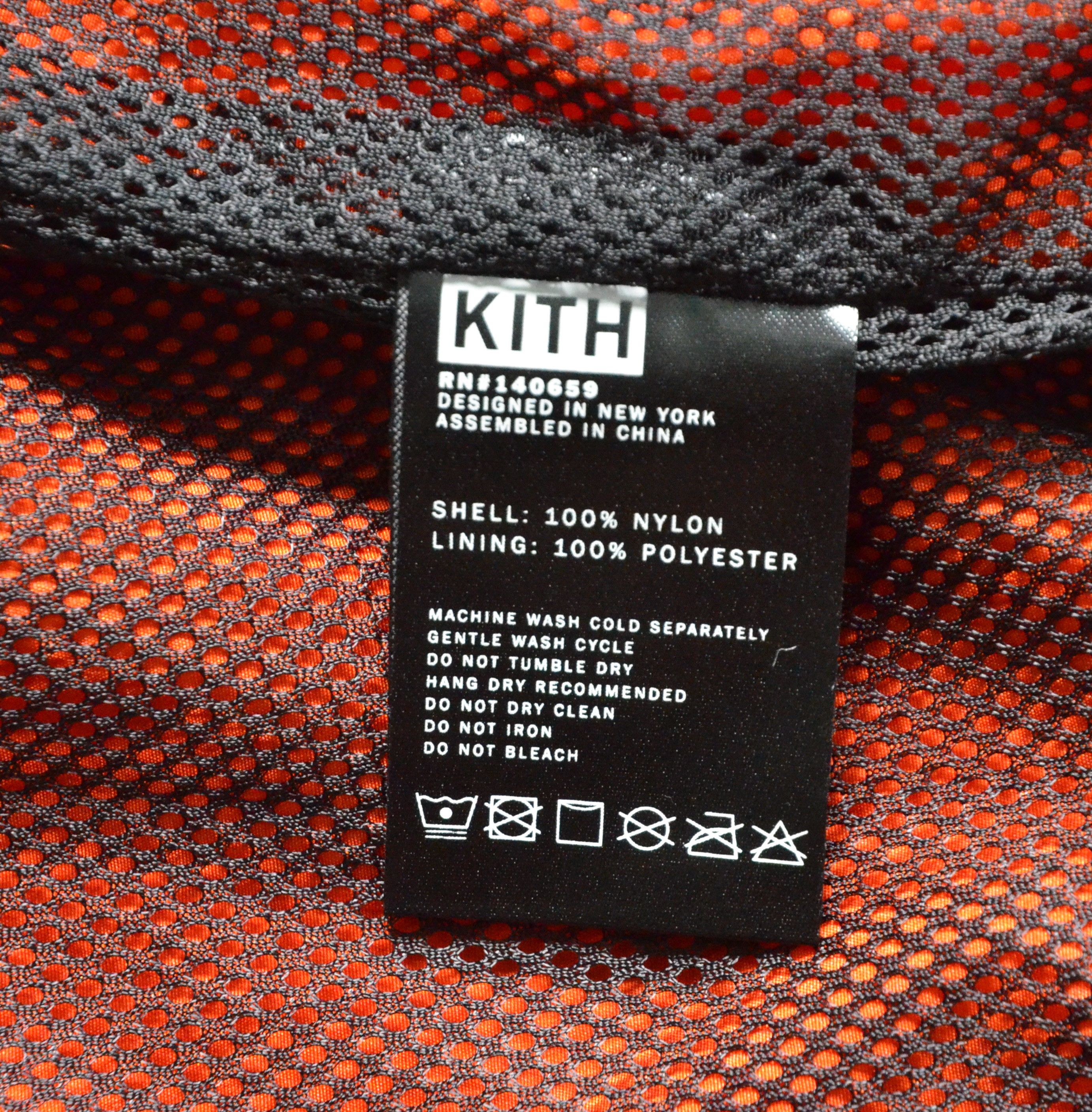 Kith × Ronnie Fieg KITH Kittles Mesh Pocket ¼ ZIP Orange, Ronnie Fieg RRP 225$ Size US M / EU 48-50 / 2 - 6 Thumbnail
