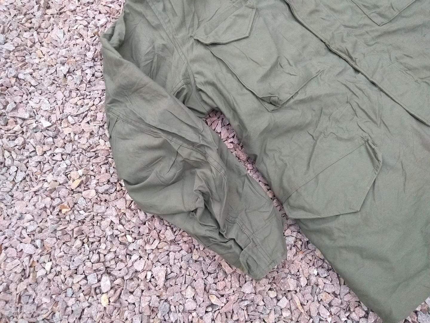 Alpha Industries 💥70s-80s Alpha USA Nato Field M-65 Scovill Zipper Size US L / EU 52-54 / 3 - 4 Thumbnail