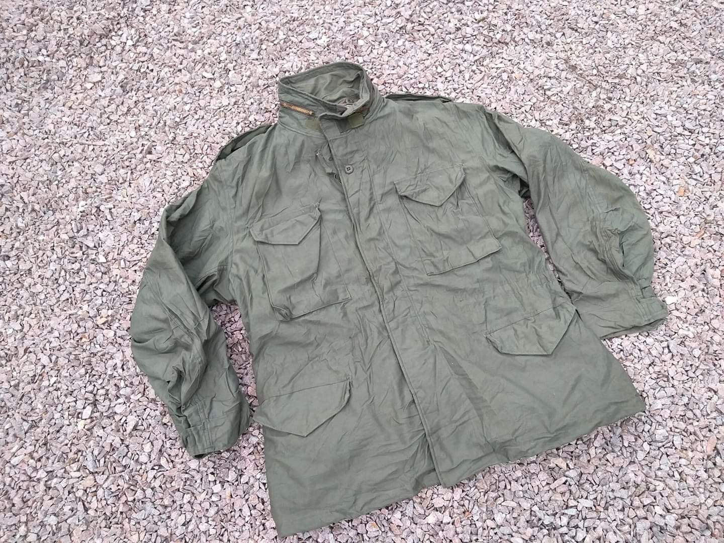 💥70s-80s Alpha USA Nato Field M-65 Scovill Zipper