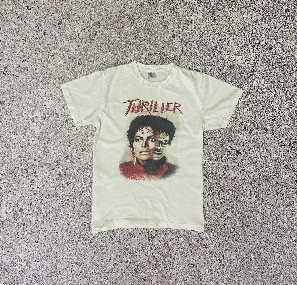Band Tees × Michael Jackson × Vintage Michael Jackson Thriller Vintage Band T-Shirt Size US S / EU 44-46 / 1 - 1 Thumbnail