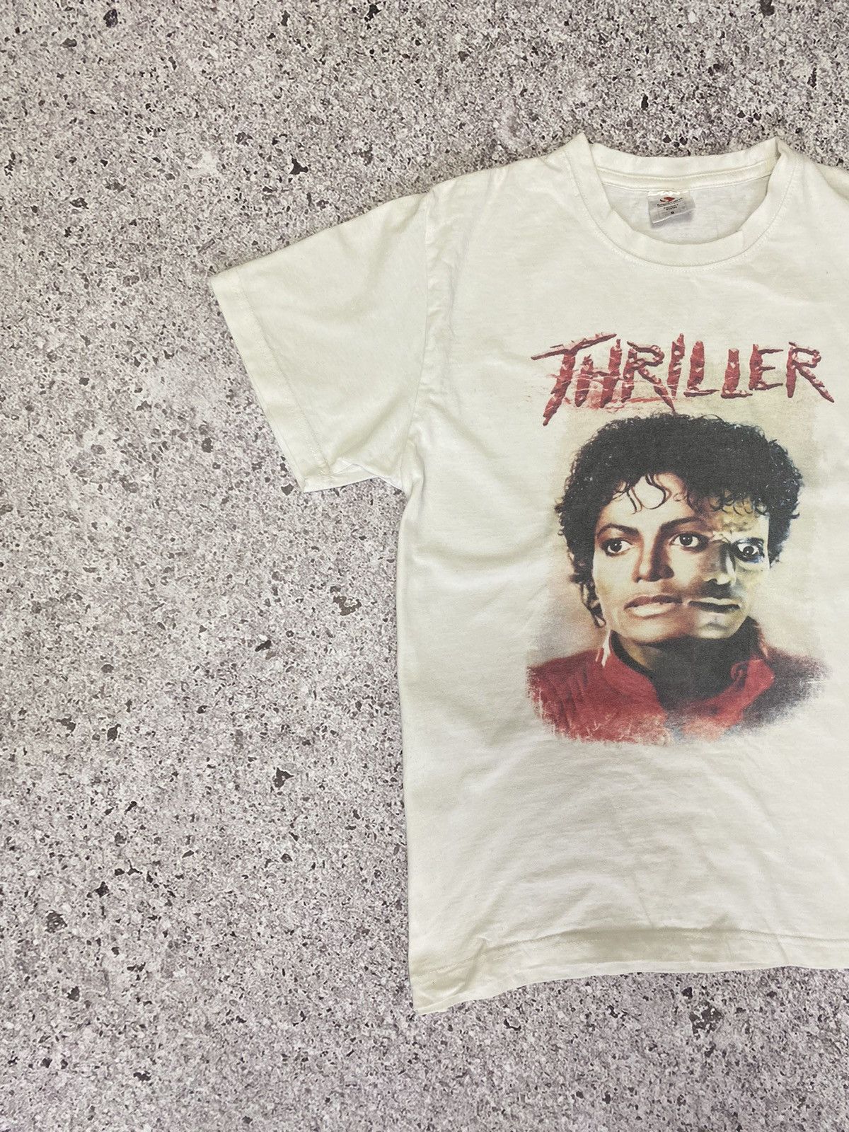 Band Tees × Michael Jackson × Vintage Michael Jackson Thriller Vintage Band T-Shirt Size US S / EU 44-46 / 1 - 2 Thumbnail