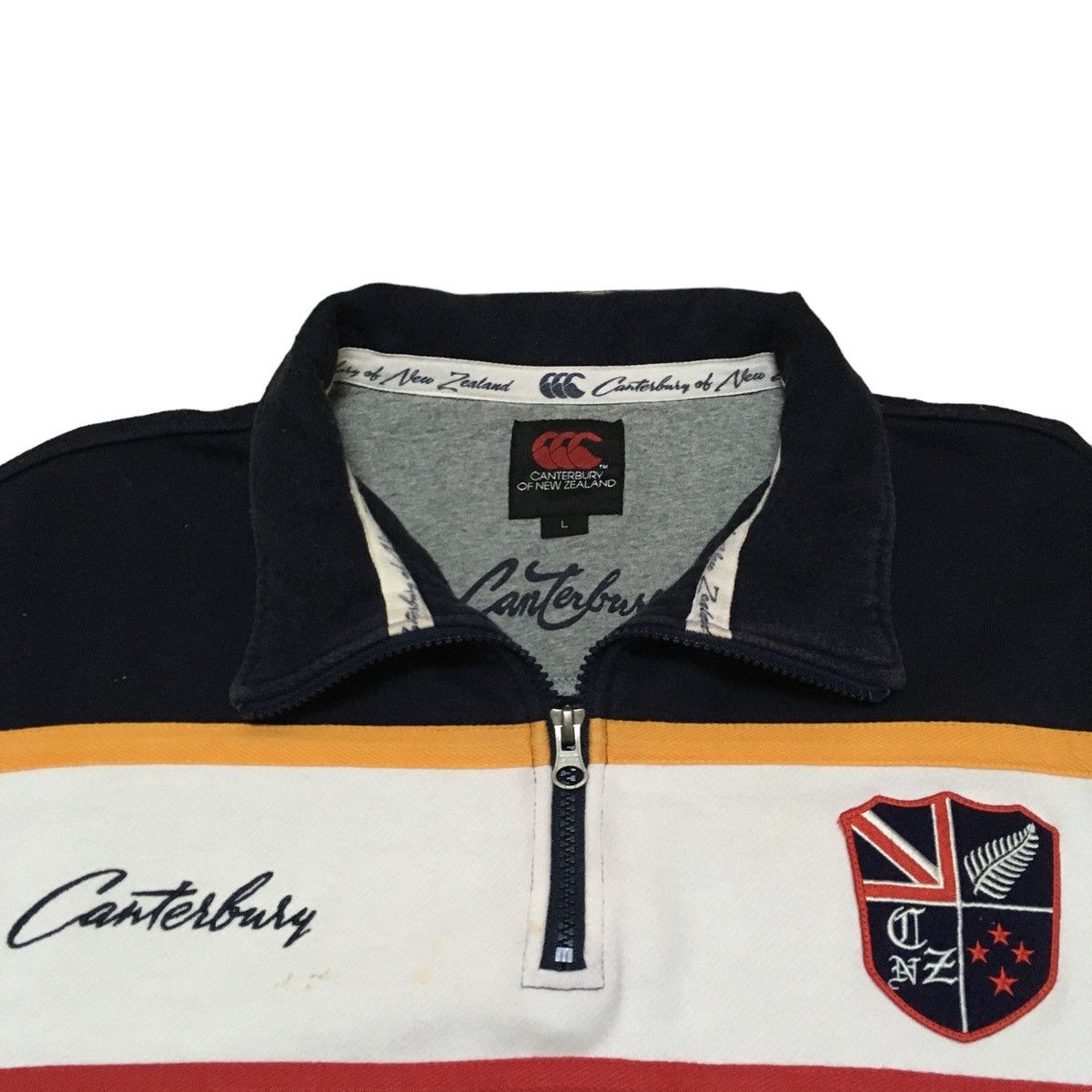 Canterbury of New Zealand Vintage Canterbury New Zealand Half Zipper Sweatshirt 1990s Size US L / EU 52-54 / 3 - 6 Thumbnail