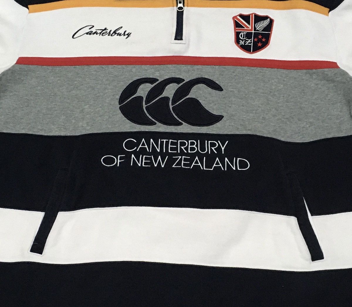 Canterbury of New Zealand Vintage Canterbury New Zealand Half Zipper Sweatshirt 1990s Size US L / EU 52-54 / 3 - 3 Thumbnail