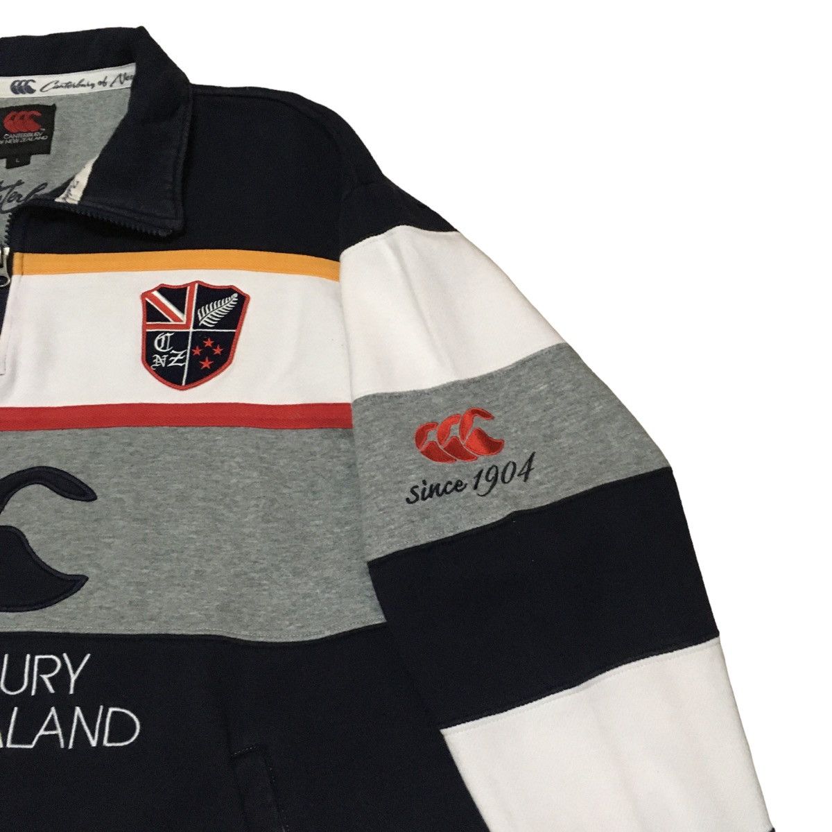 Canterbury of New Zealand Vintage Canterbury New Zealand Half Zipper Sweatshirt 1990s Size US L / EU 52-54 / 3 - 4 Thumbnail