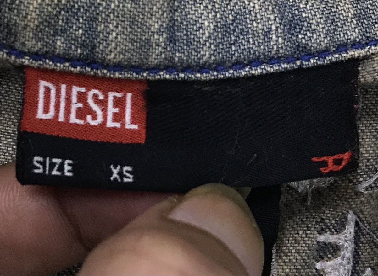 Diesel DIESEL MADE IN MOROCCO DENIM JACKET Size XS / US 0-2 / IT 36-38 - 12 Thumbnail
