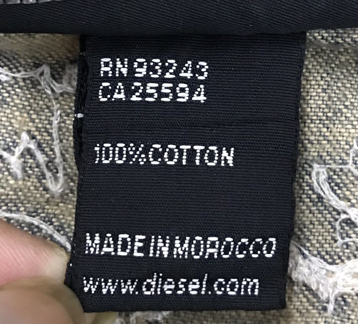 Diesel DIESEL MADE IN MOROCCO DENIM JACKET Size XS / US 0-2 / IT 36-38 - 13 Thumbnail