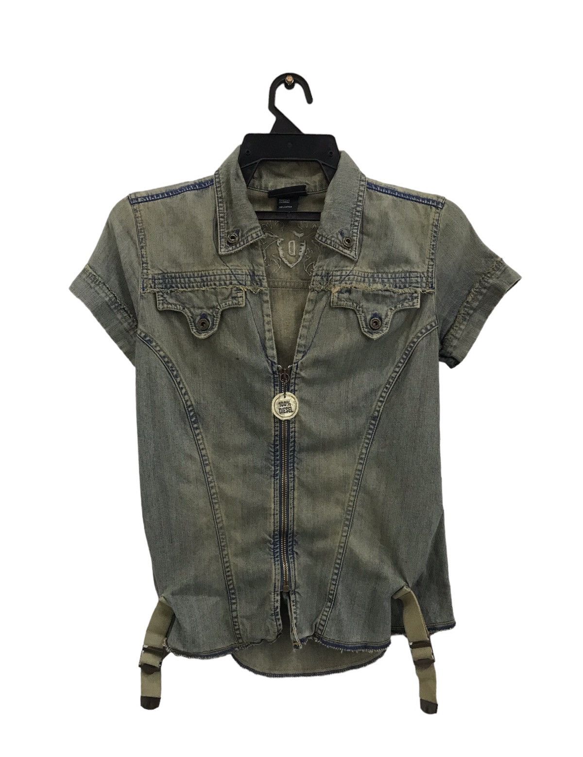 Diesel DIESEL MADE IN MOROCCO DENIM JACKET Size XS / US 0-2 / IT 36-38 - 1 Thumbnail