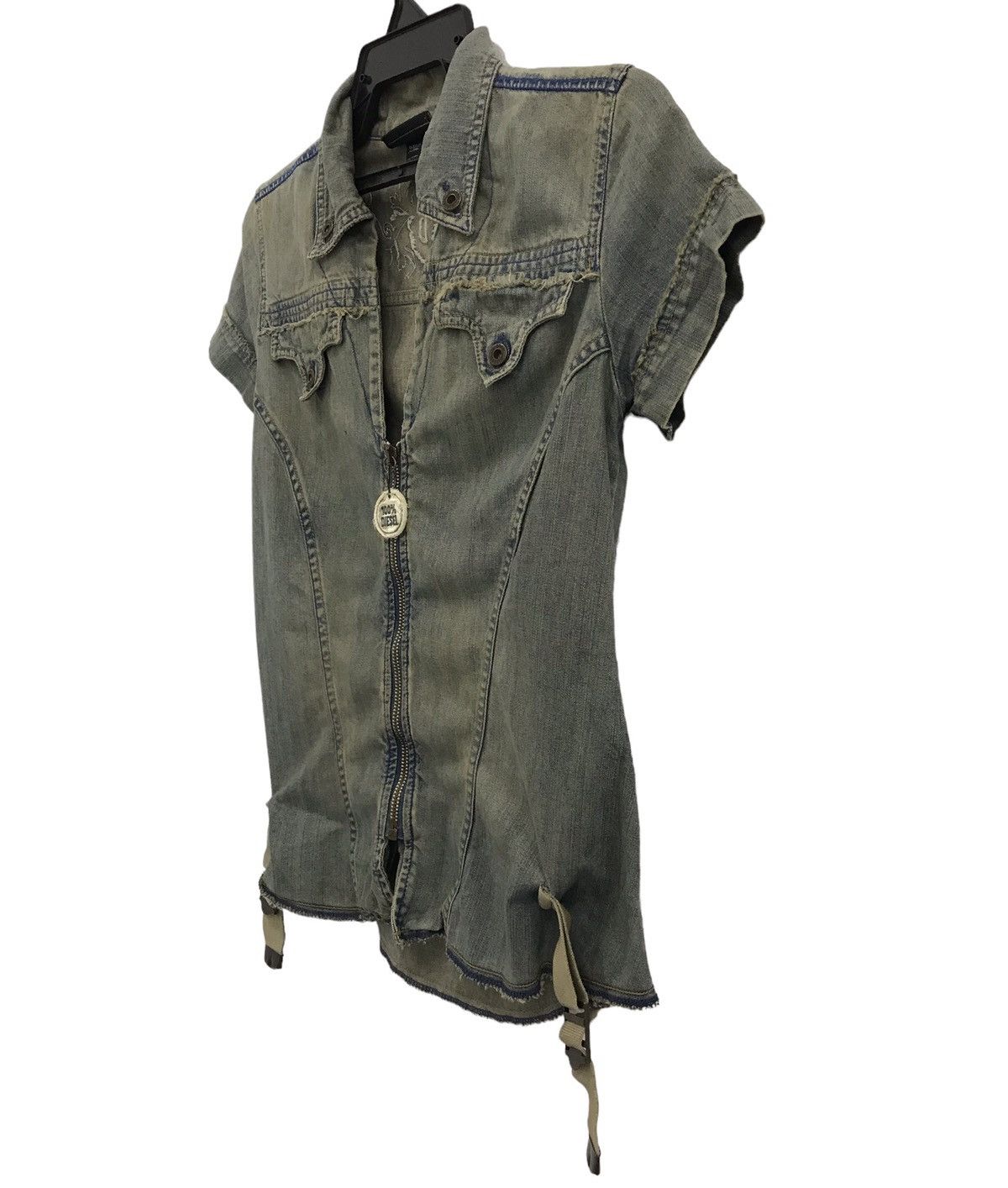 Diesel DIESEL MADE IN MOROCCO DENIM JACKET Size XS / US 0-2 / IT 36-38 - 5 Thumbnail