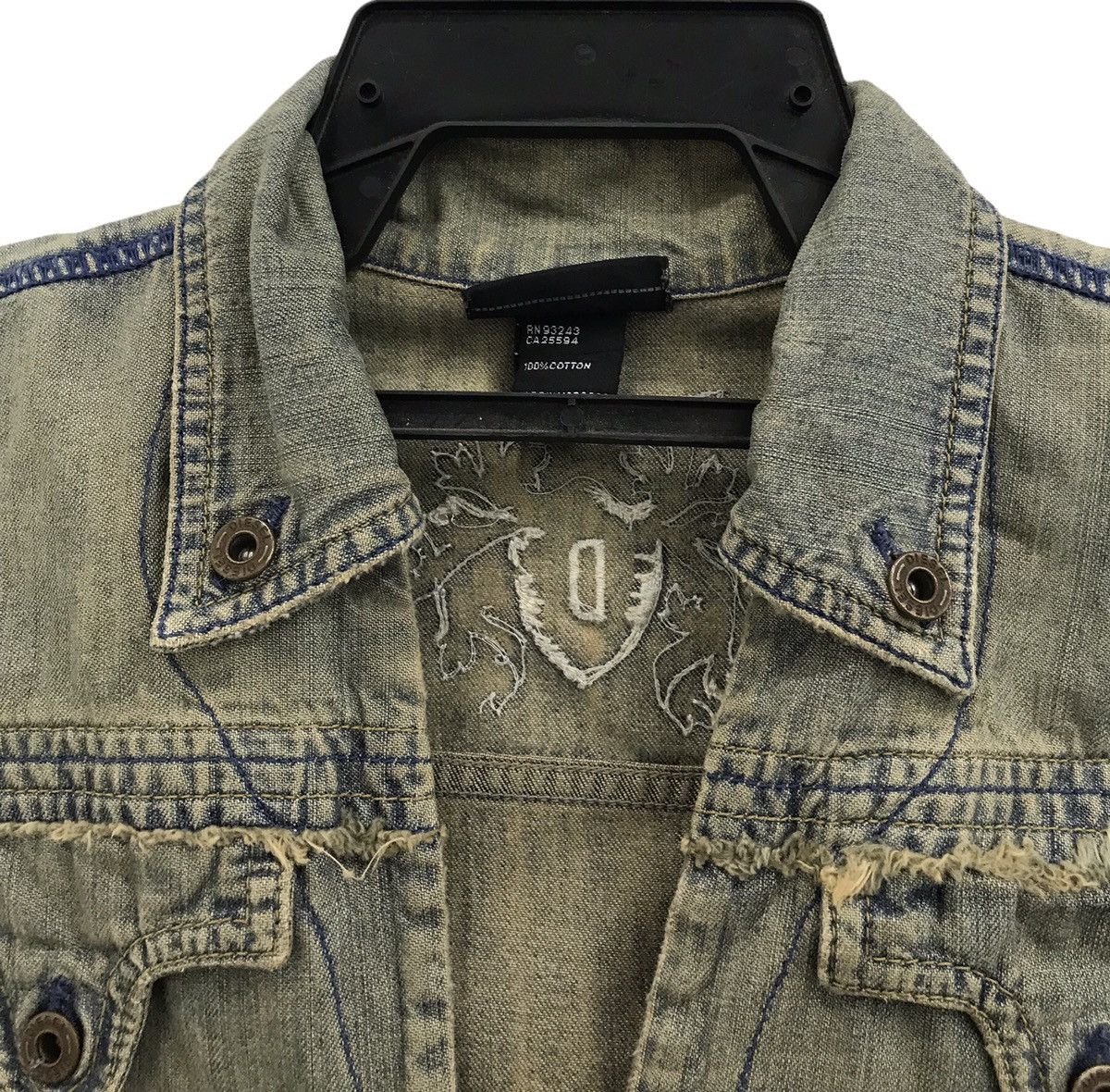 Diesel DIESEL MADE IN MOROCCO DENIM JACKET Size XS / US 0-2 / IT 36-38 - 3 Thumbnail