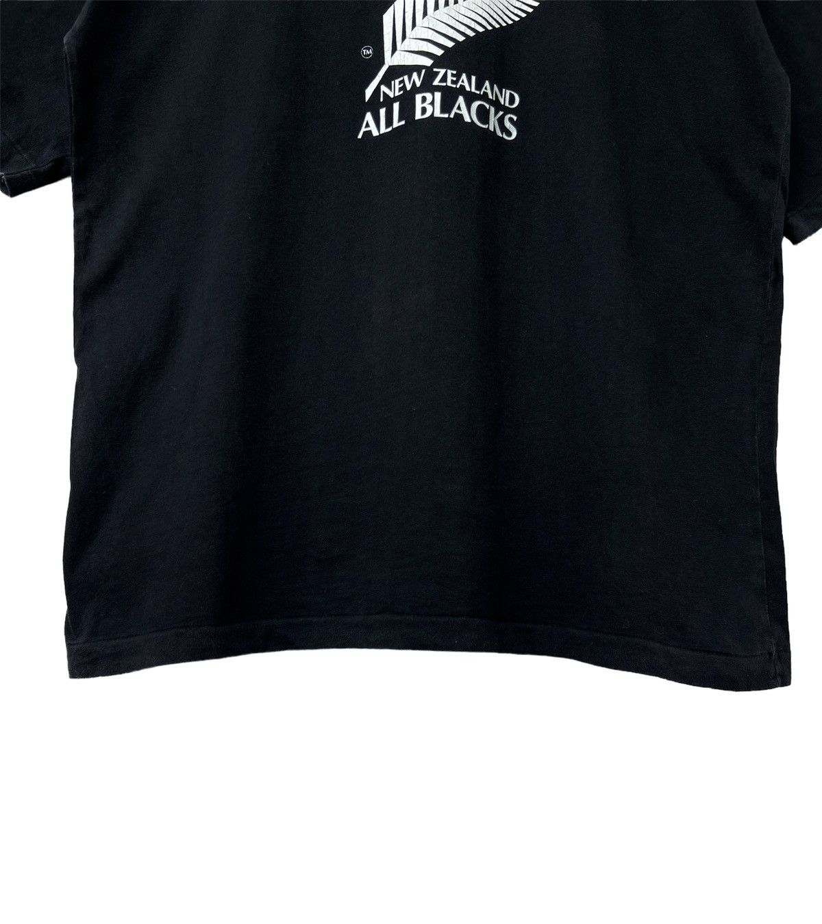 All Blacks × Canterbury of New Zealand × Vintage Vintage New Zealand All Black T-Shirt Size US M / EU 48-50 / 2 - 3 Thumbnail