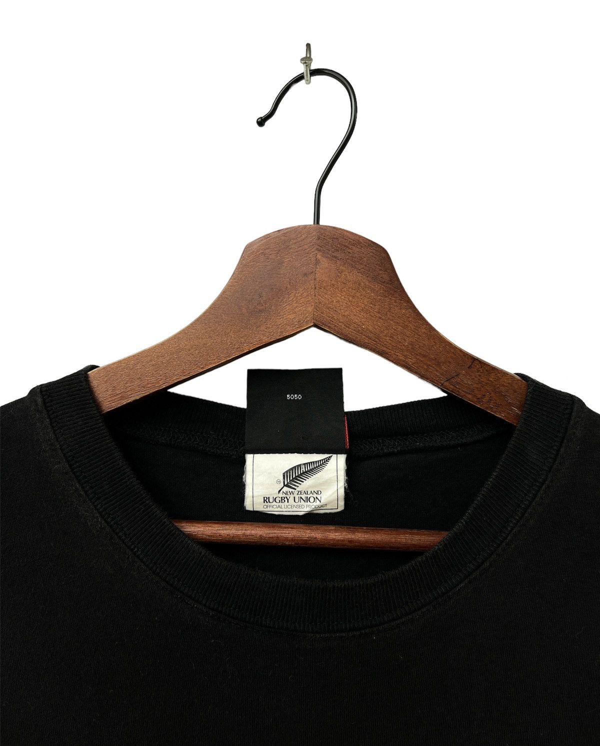 All Blacks × Canterbury of New Zealand × Vintage Vintage New Zealand All Black T-Shirt Size US M / EU 48-50 / 2 - 6 Thumbnail